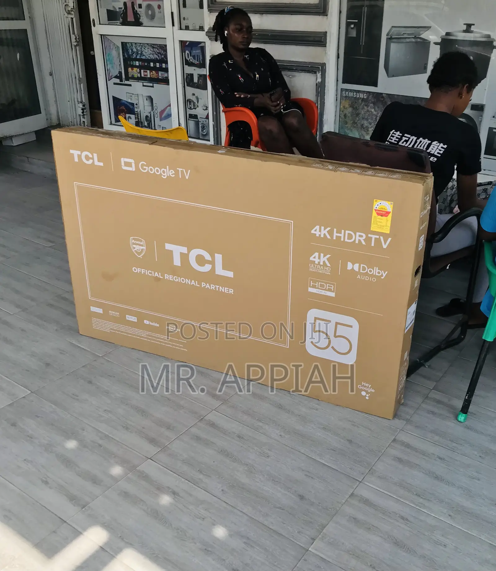 Classic TCL 55p635 55 Inch HDR Frameless Android Television