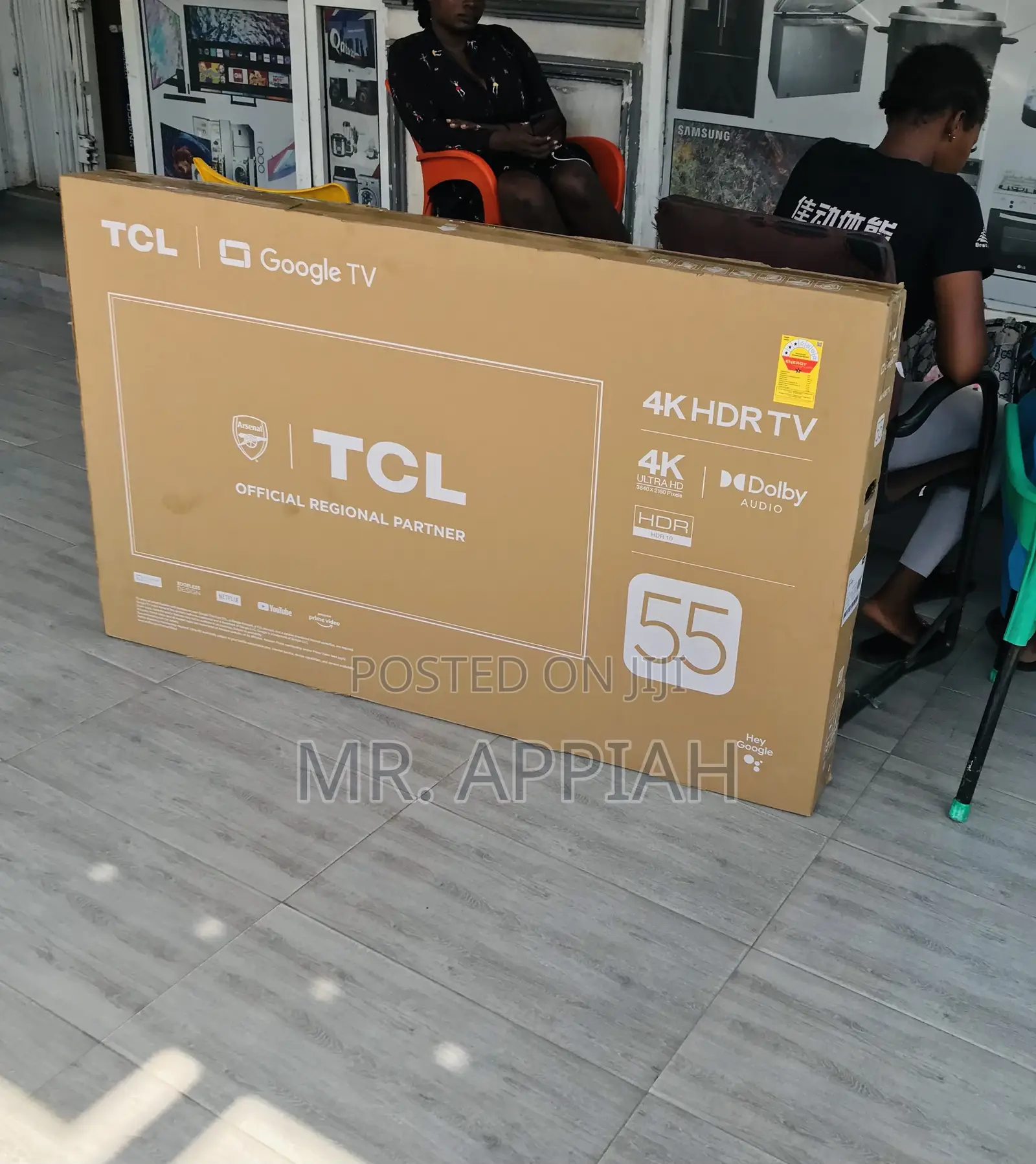 Classic TCL 55p635 55 Inch HDR Frameless Android Television