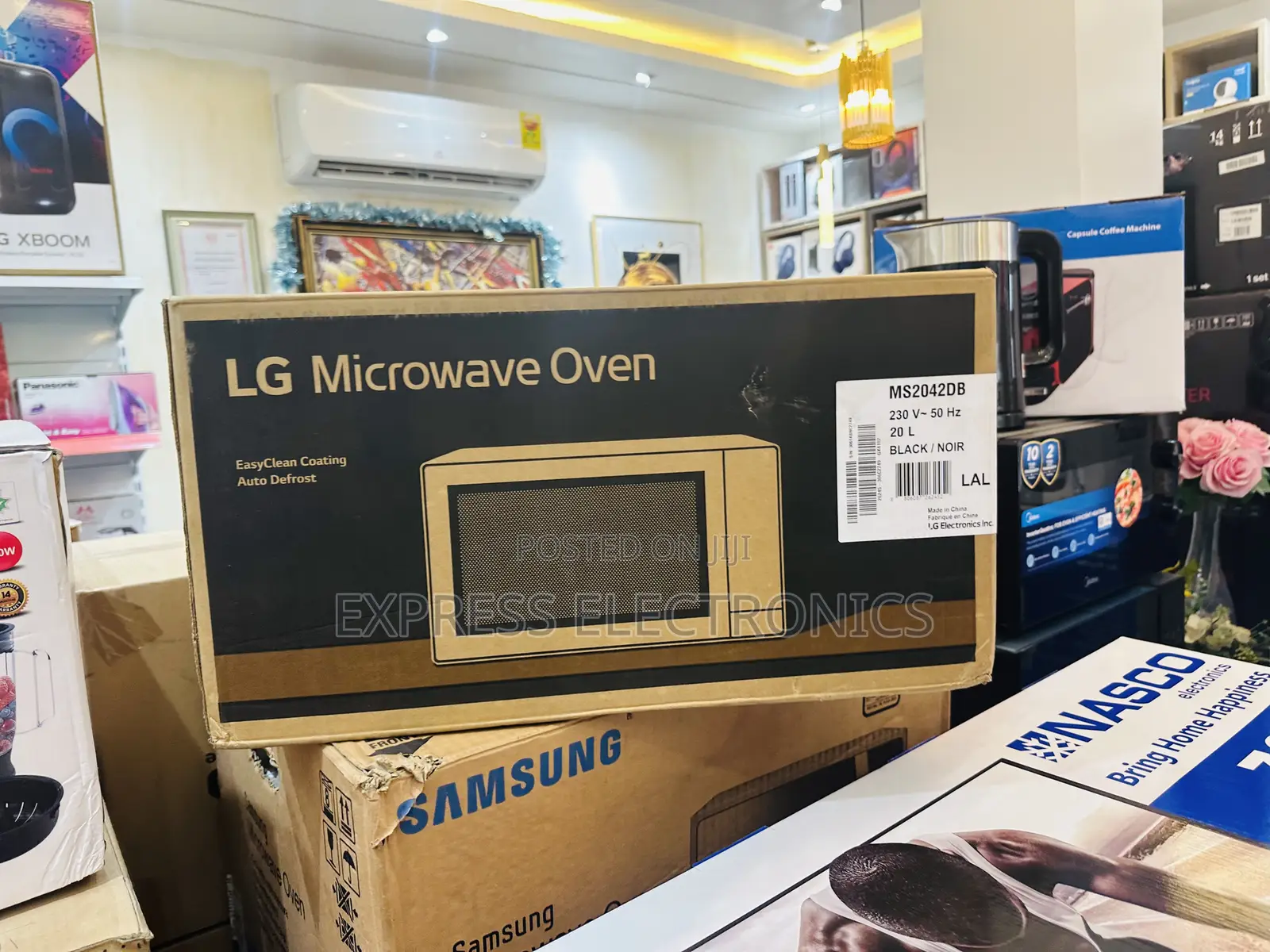 Zealous Sleek Black 20l Microwave Oven Lg.