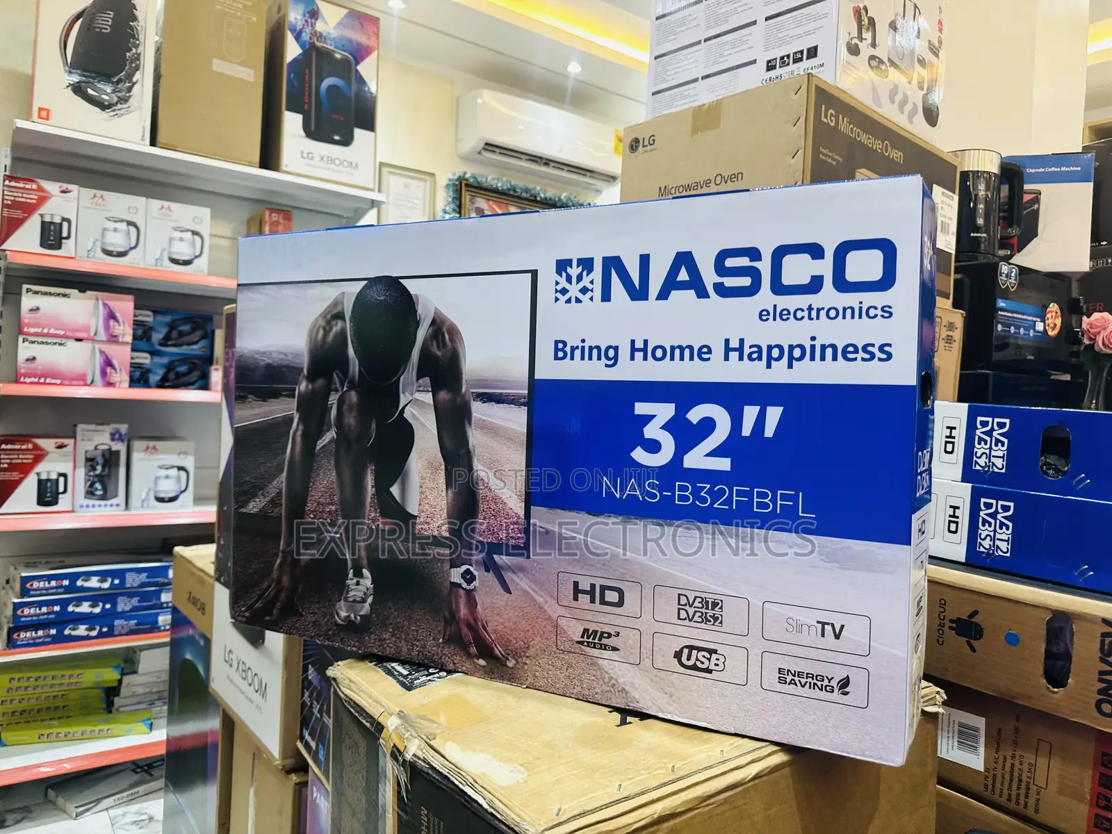 Available Now at Store FHD Satellite Digital 32”Nasco Tel