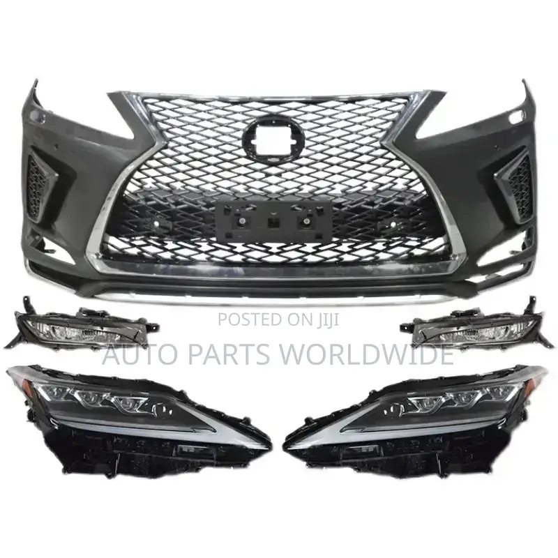 Lexus Rx350 Front Bumper With Headlights Complete 2020-2022