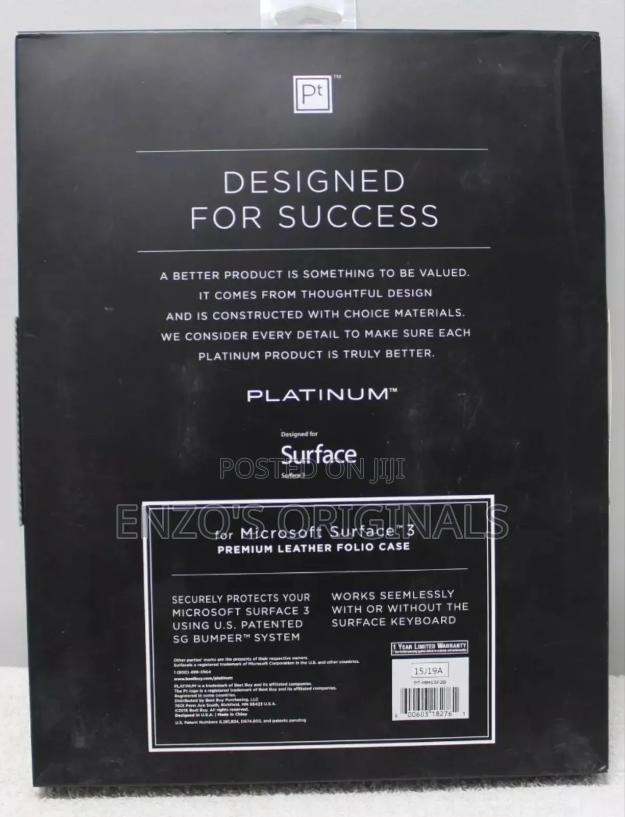 Microsoft Surface 3 Premium Leather Case