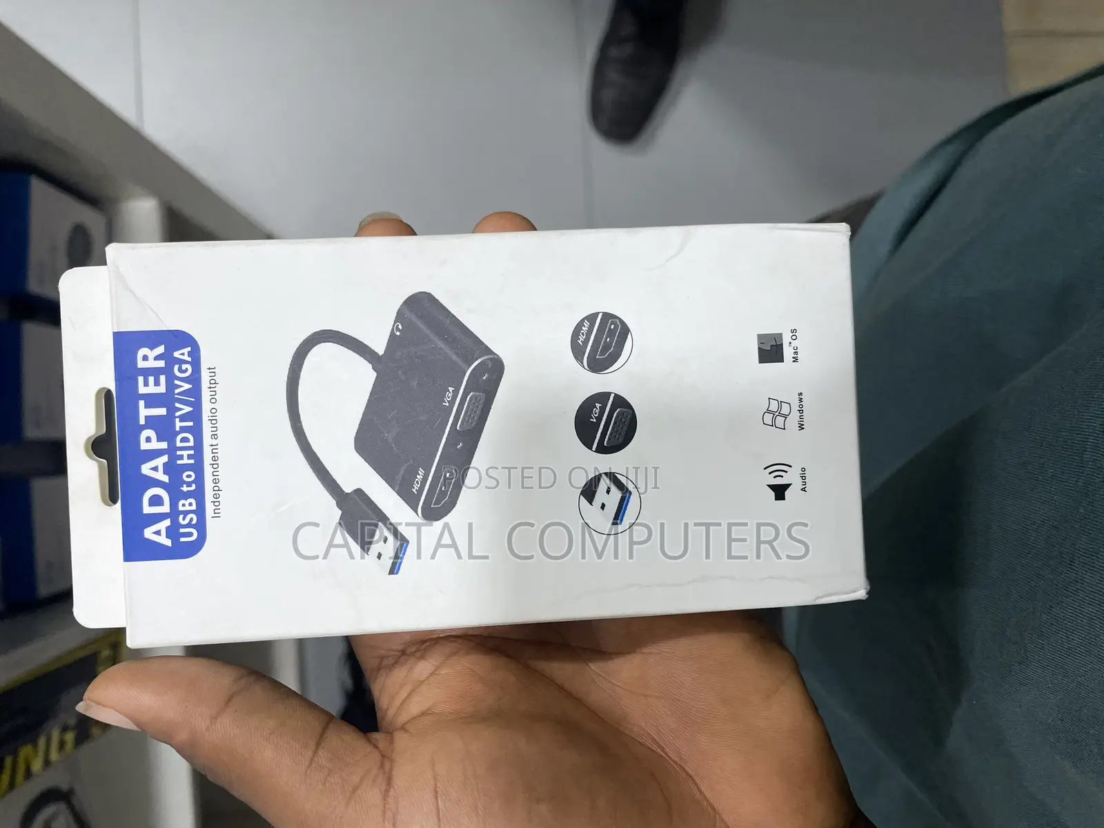USB Adapter to HDTV/Vga