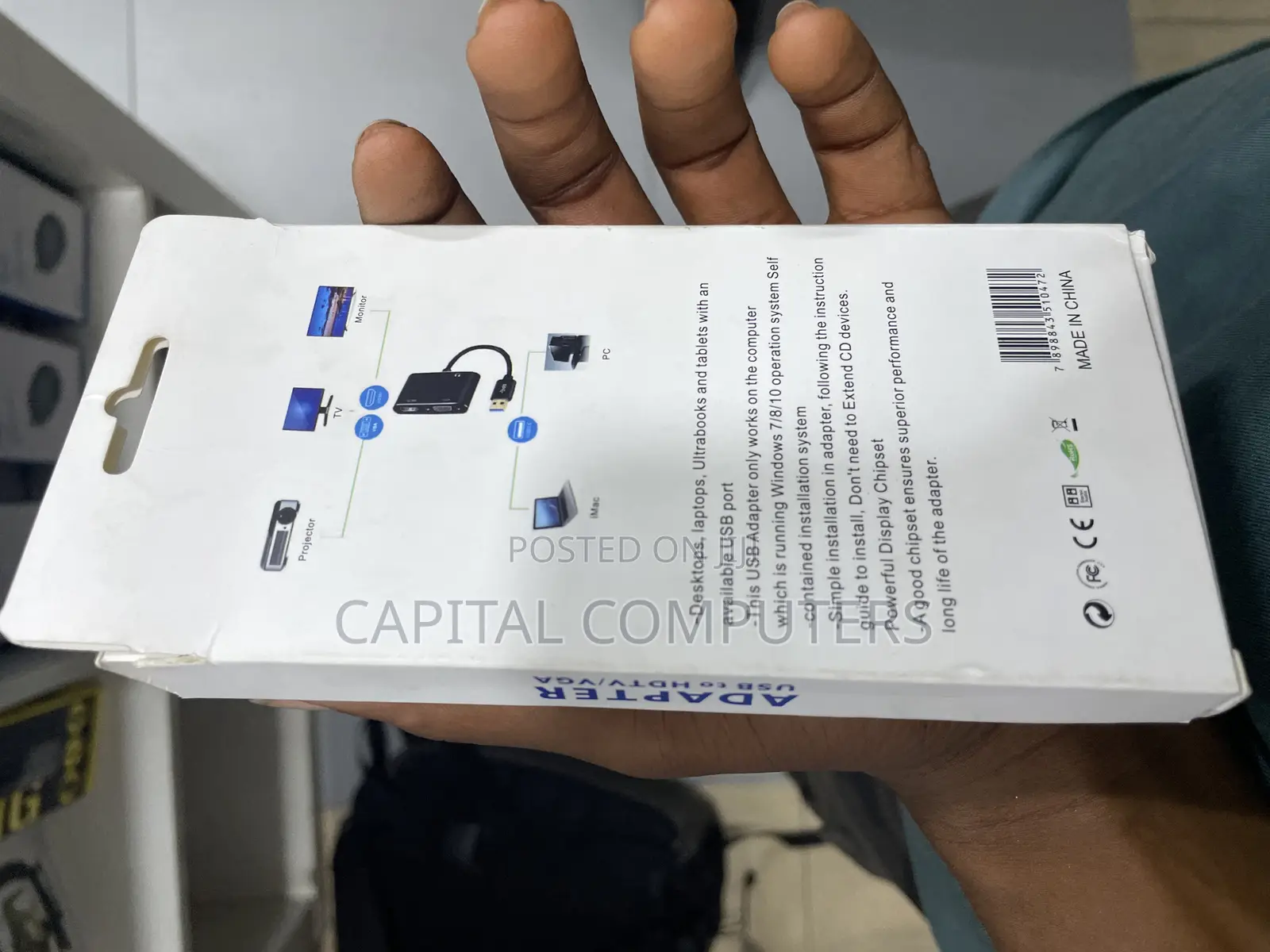USB Adapter to HDTV/Vga