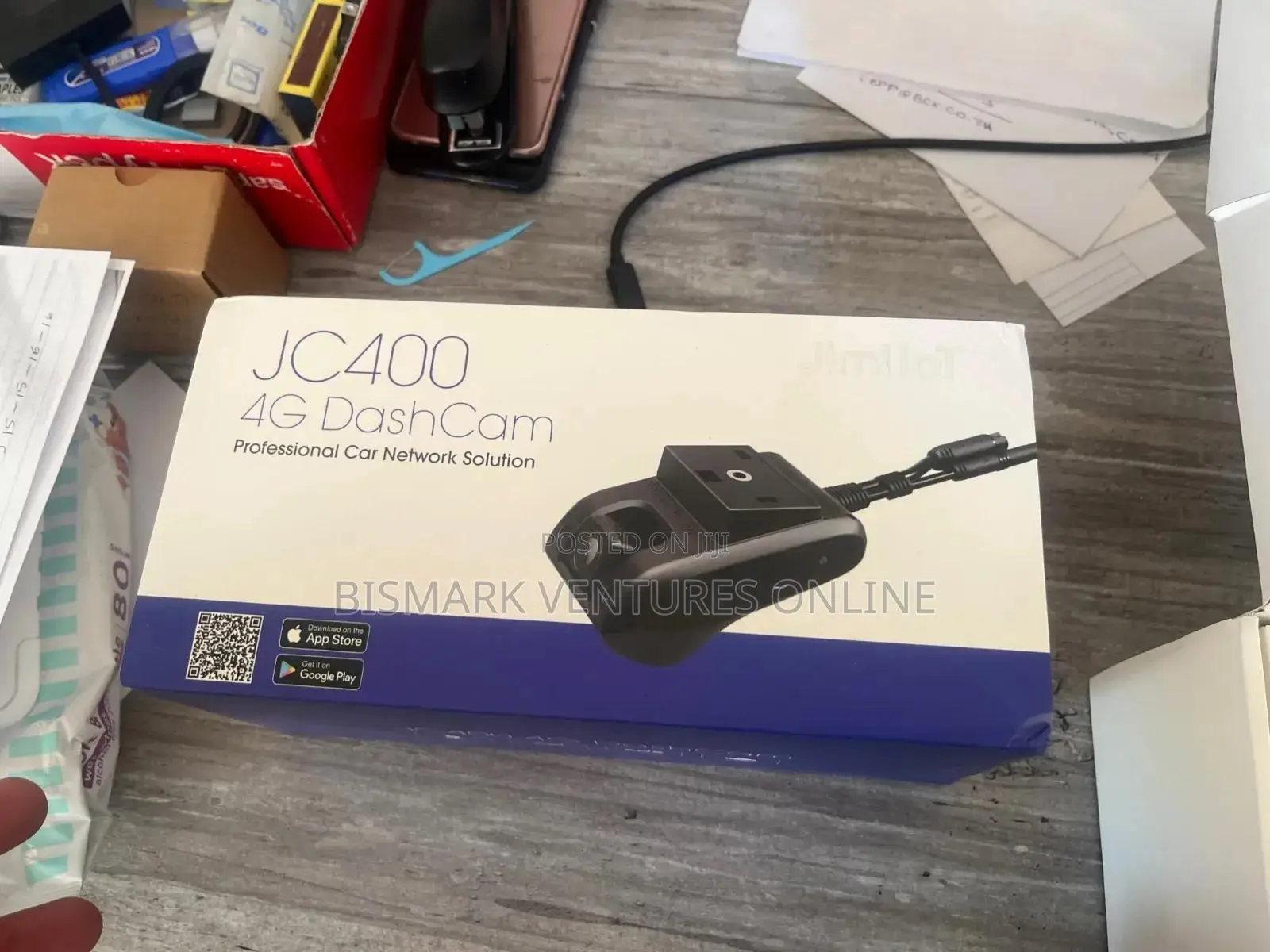 JIMI JC400P 4G Vehicle Camera Live Stream Video Tracking Cam