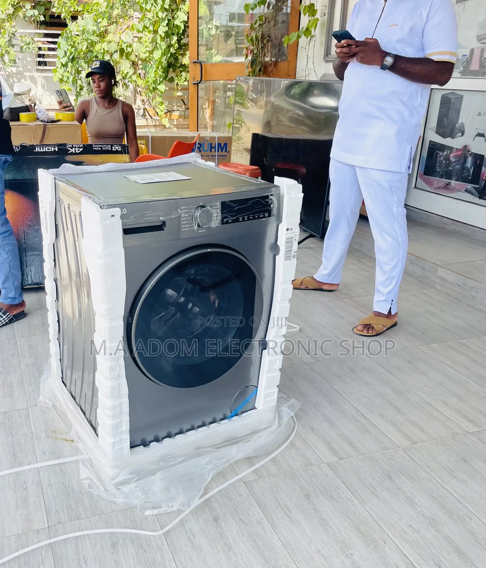 Brand New Lg 8kg Front Load Washing Machine F2Y1TYP6J 