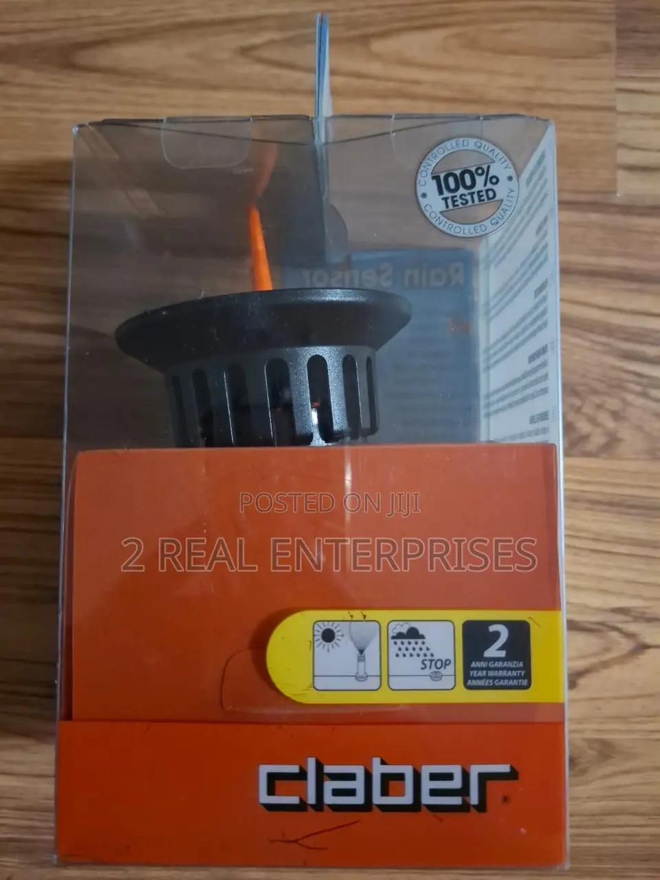 Claber 90915 Sprinkler System Wired Rain Sensor