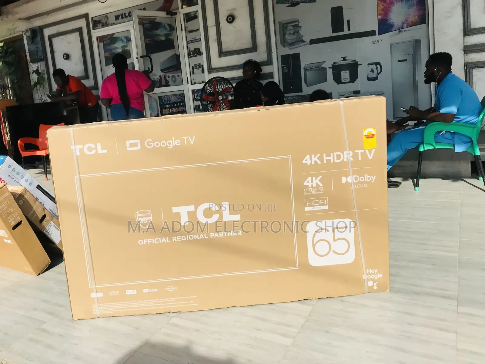 Choose Quality TCL 65p635 65” HDR Frameless Google Tv.