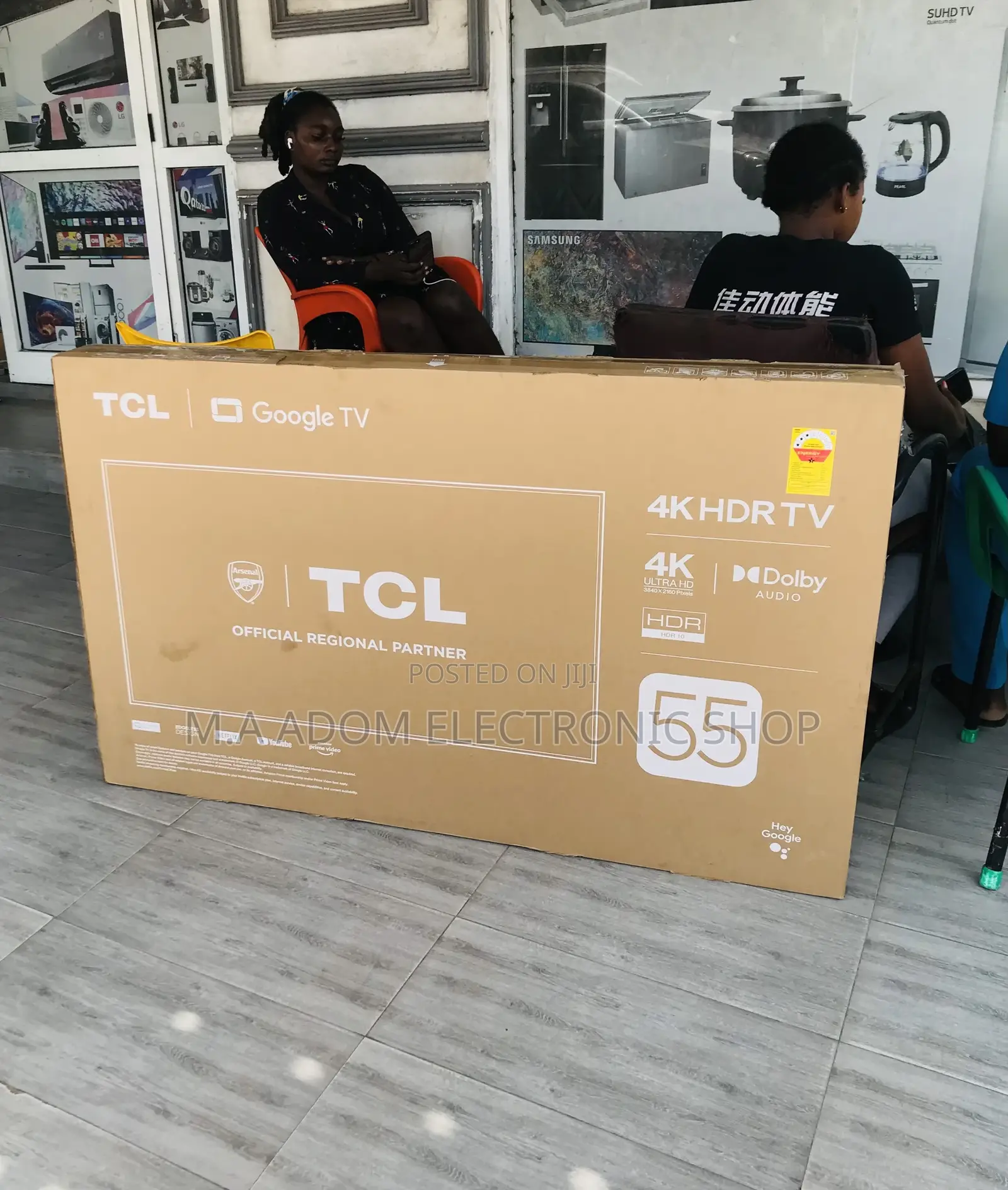 Sealed in Box TCL 55p635 55” HDR Smart Google Television.