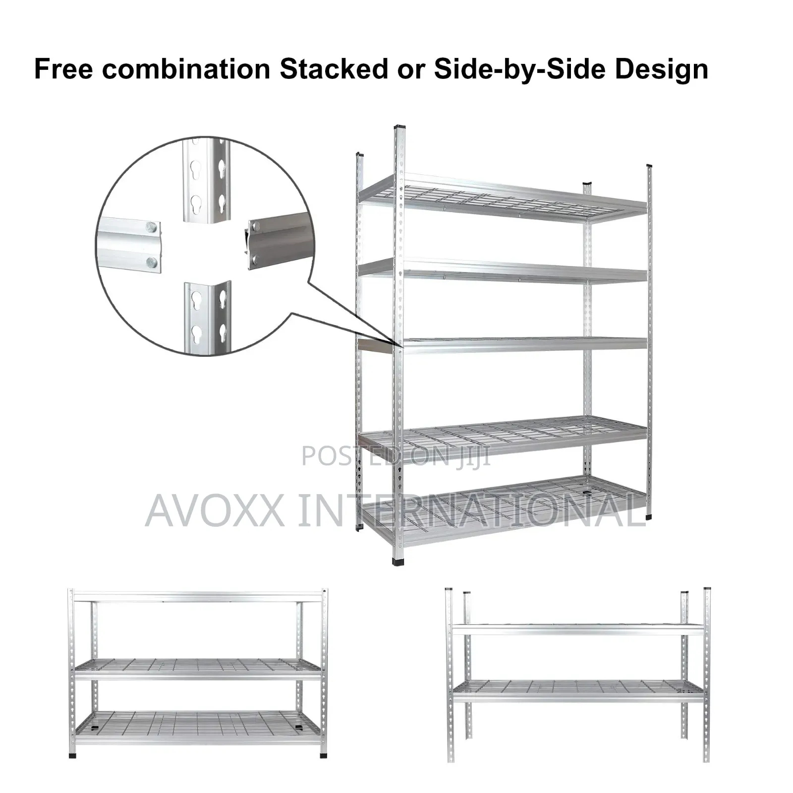 Heavy Duty Adjustable Storage Shelving Unit, 5 , High-grade