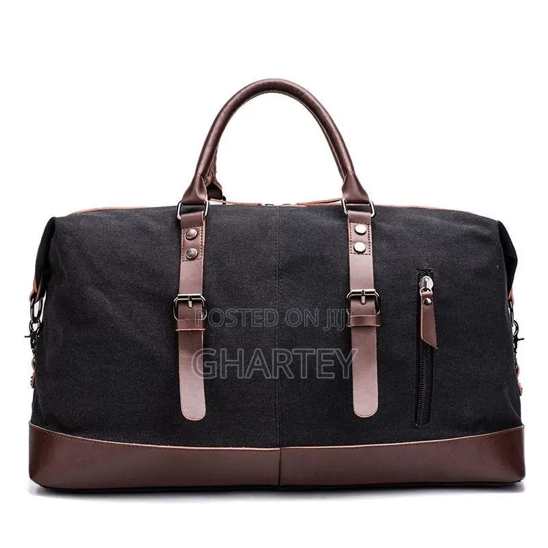 Canvas Duffle Leather Bags, Travel Bags