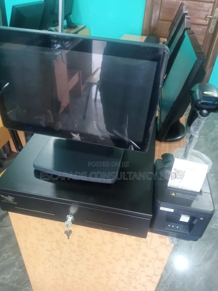Pos Computer Single Screen With I3,128gb Ssd,8gb RAM Combo