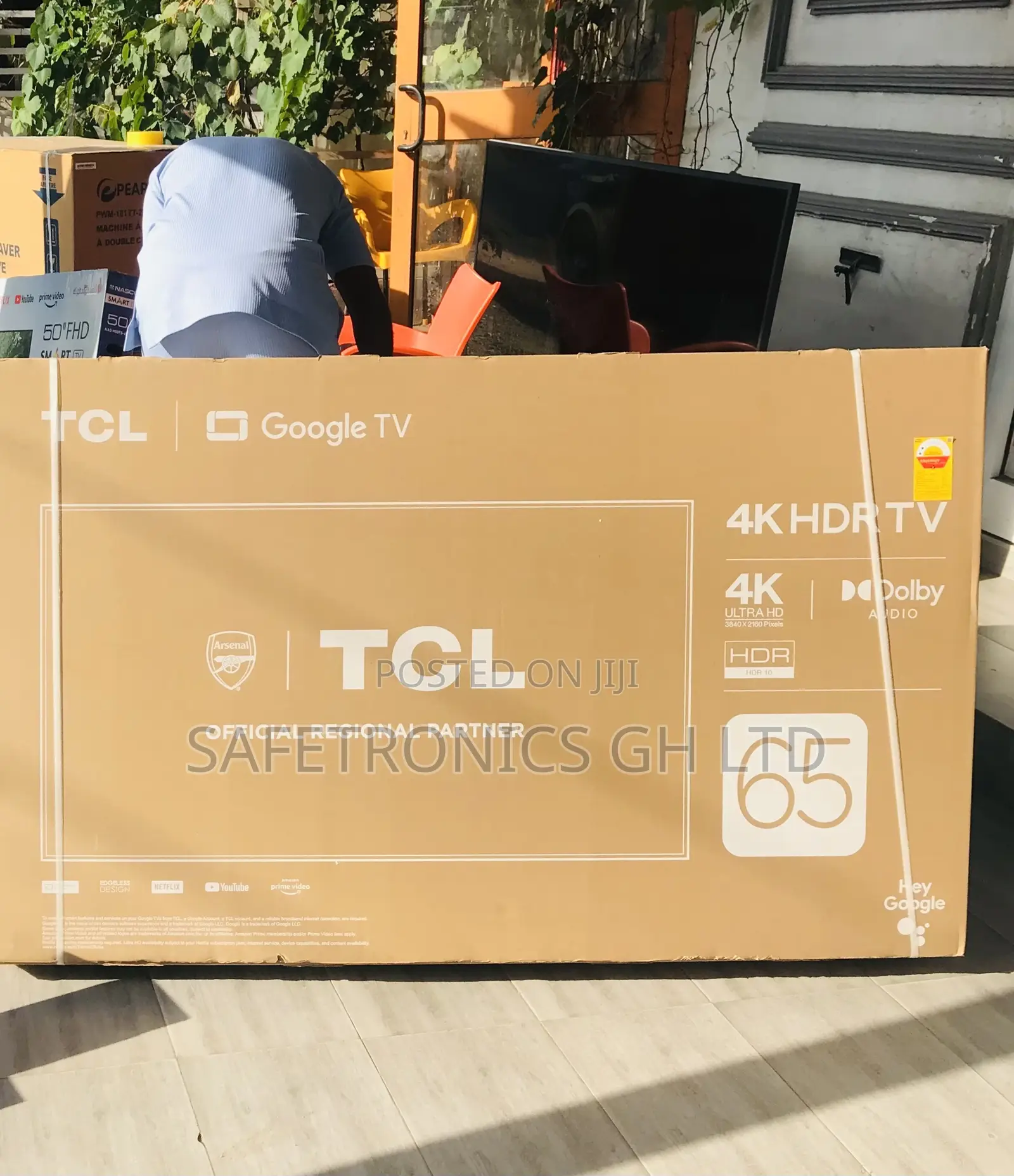 Bright New TCL Smart 65 Inch Led P635 Android Tv