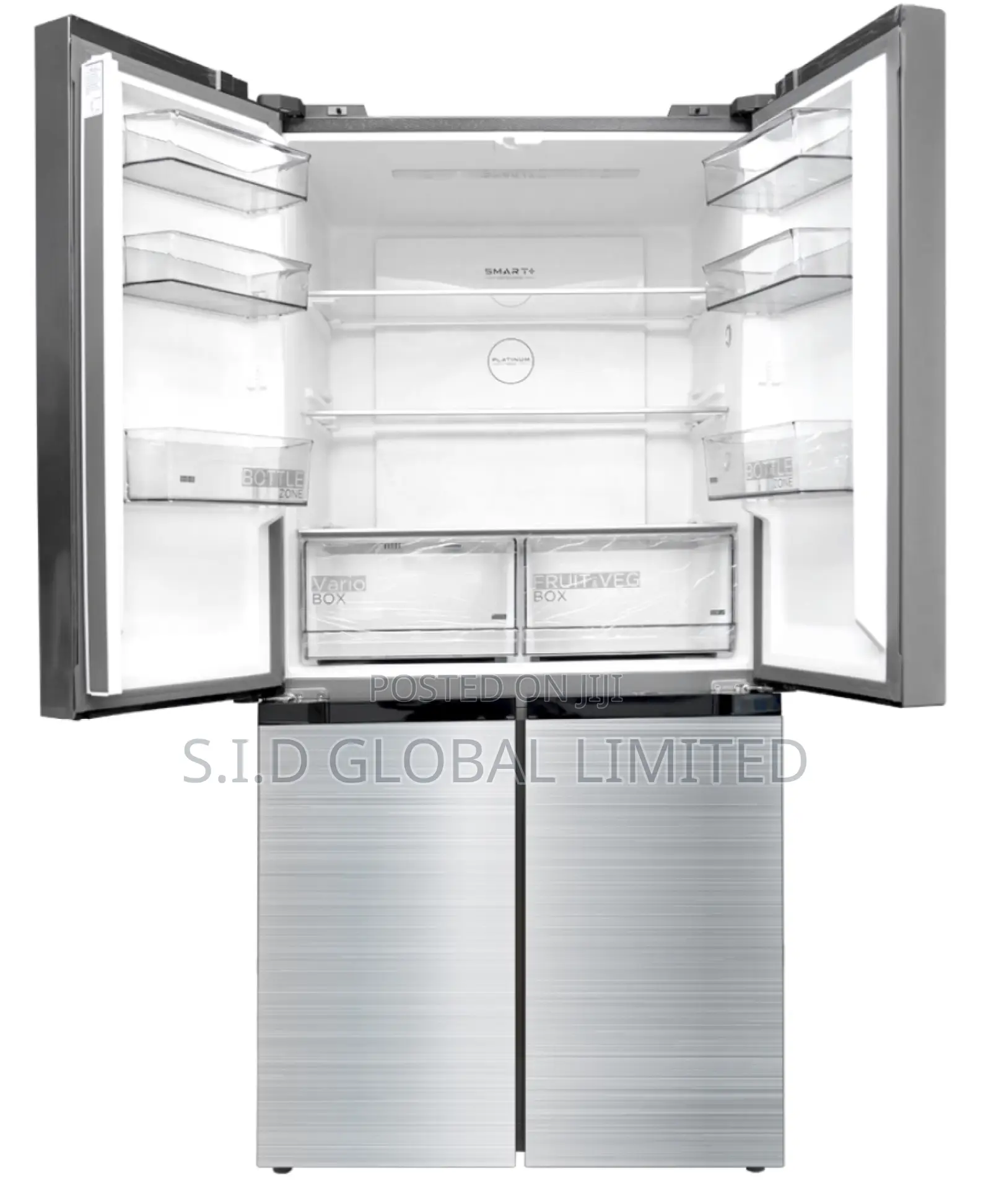 Cooling Reinvented With MIDEA-474-LTR- 4-Doors-French-Door