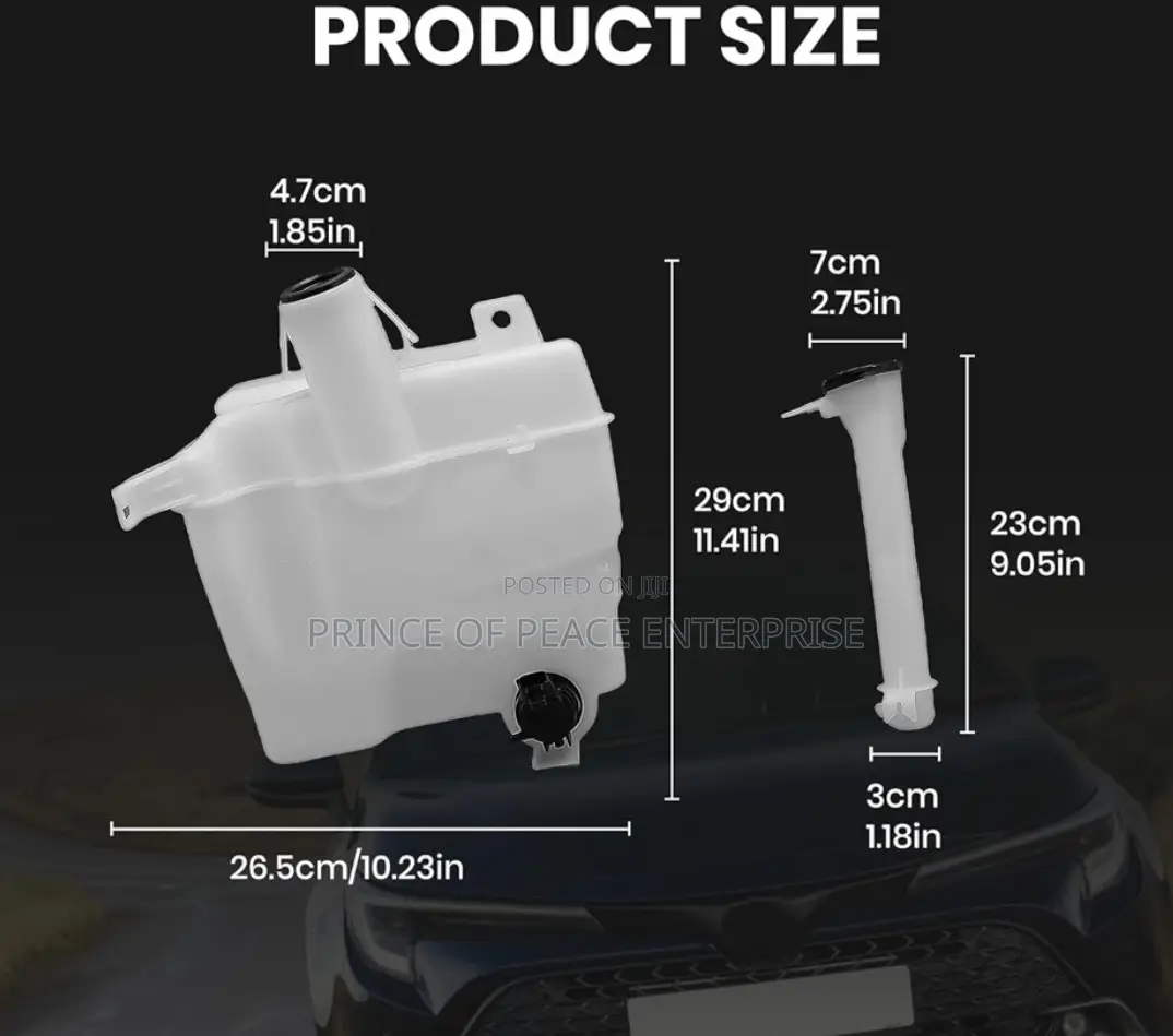Corolla 2014 - 2017 - 2019 Wiper Gallon or Reservoir
