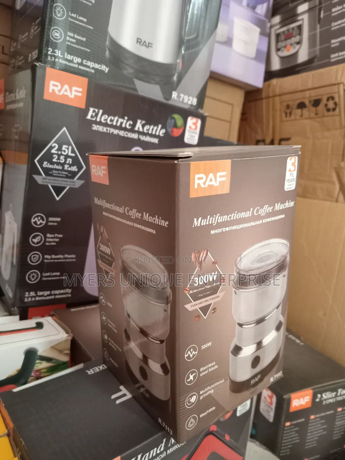 Neatly Sealed Raf Electric Grinders