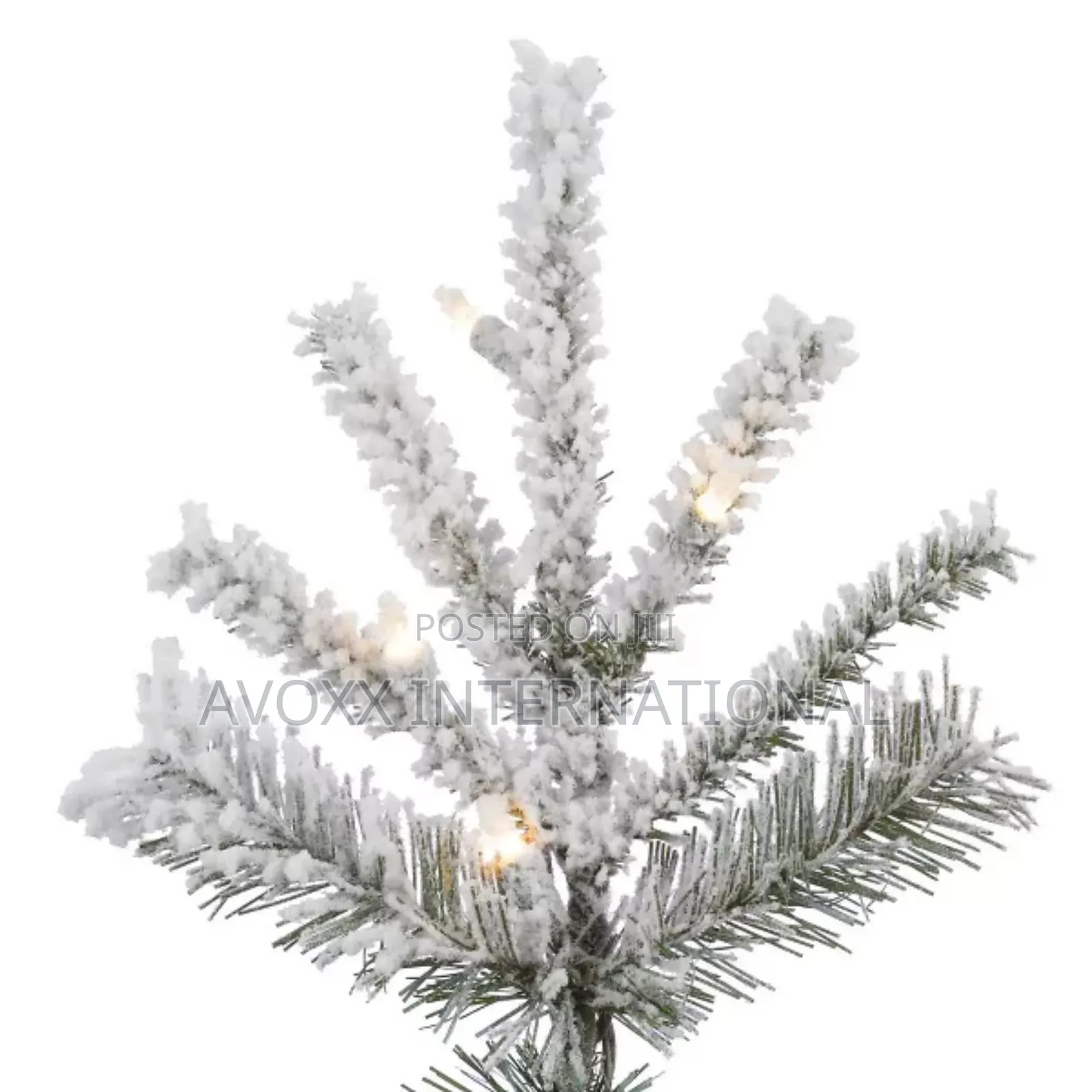 Vickerman 7.5'ft Flocked Sierra Fir Christmas Tree W/Lights