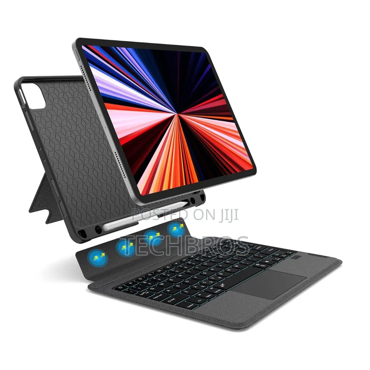 iPad 7/8/9th Gen Keyboard With Trackpad Backlit
