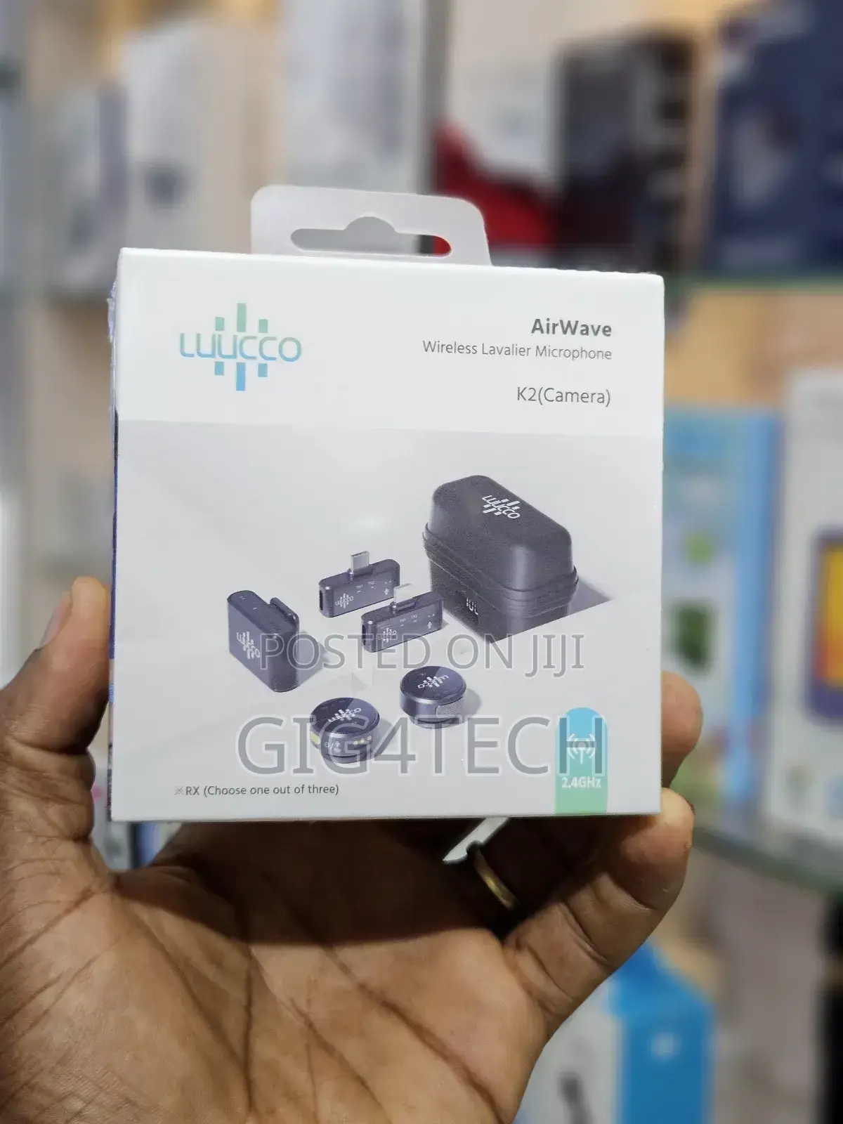 Luucco Airwave 2in1 Wireless Microphone for Camera