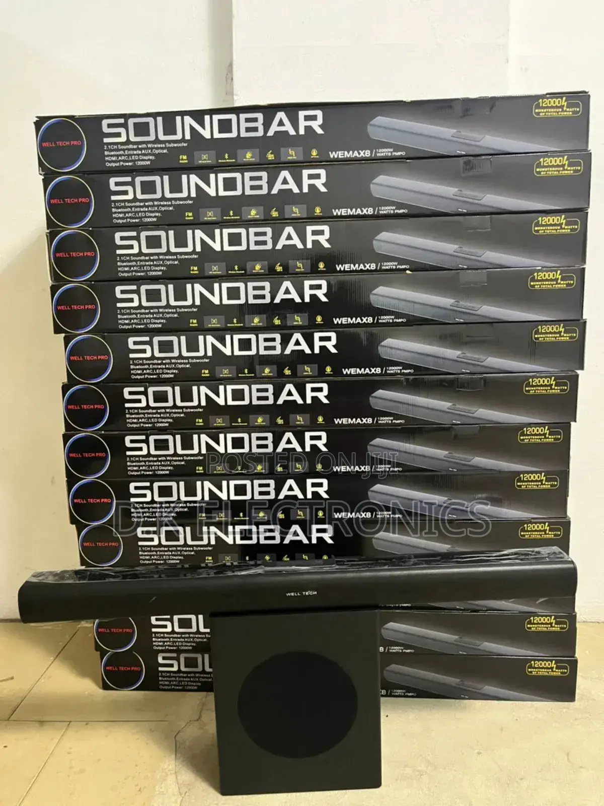 Well Tech Deep Bass Wireless Soundbar