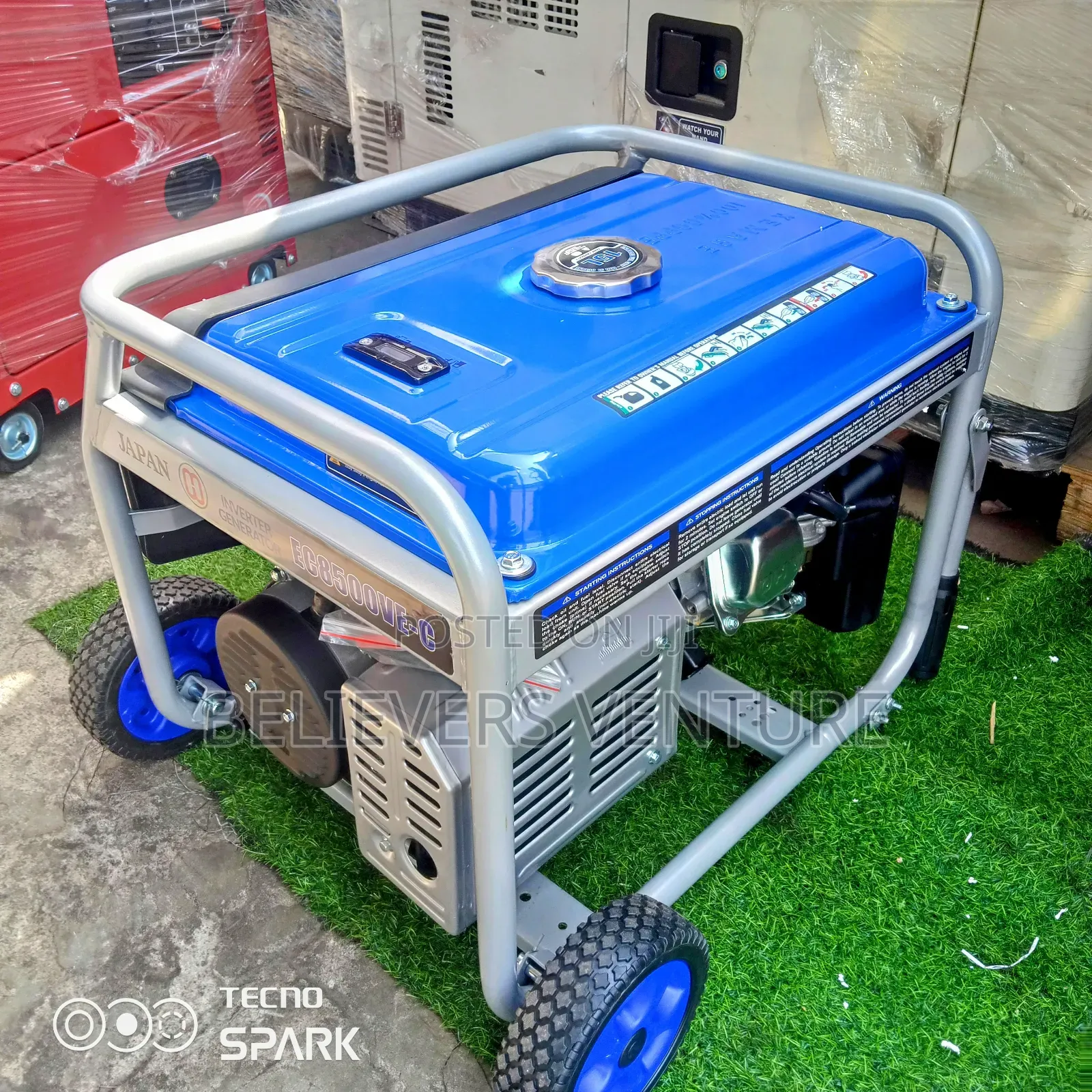 100% Copper Gasoline Generator Petrol Kemage Generator 7.5kv