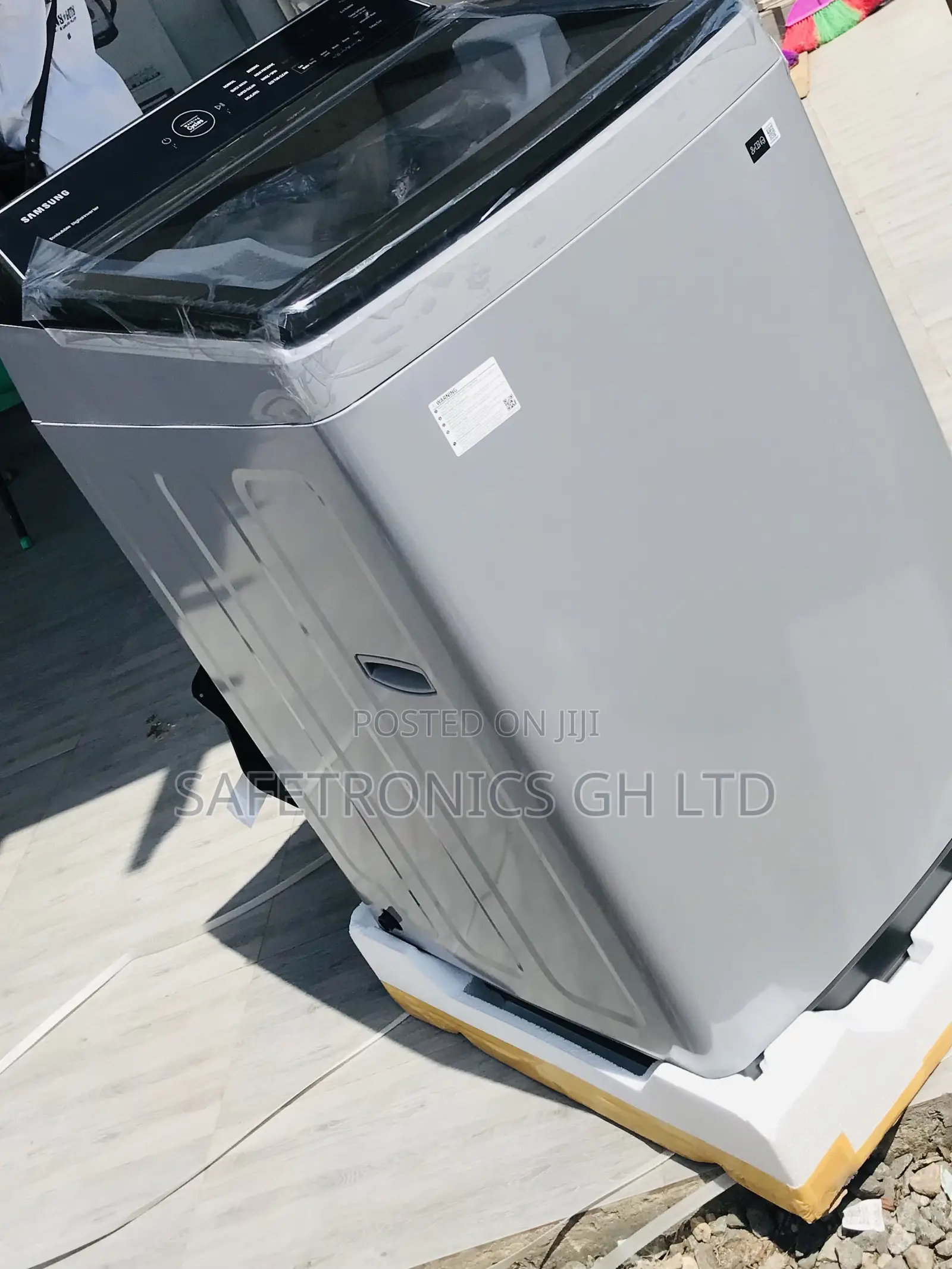 Efficiency Samsung Gray 13kg Topload Washingmachine