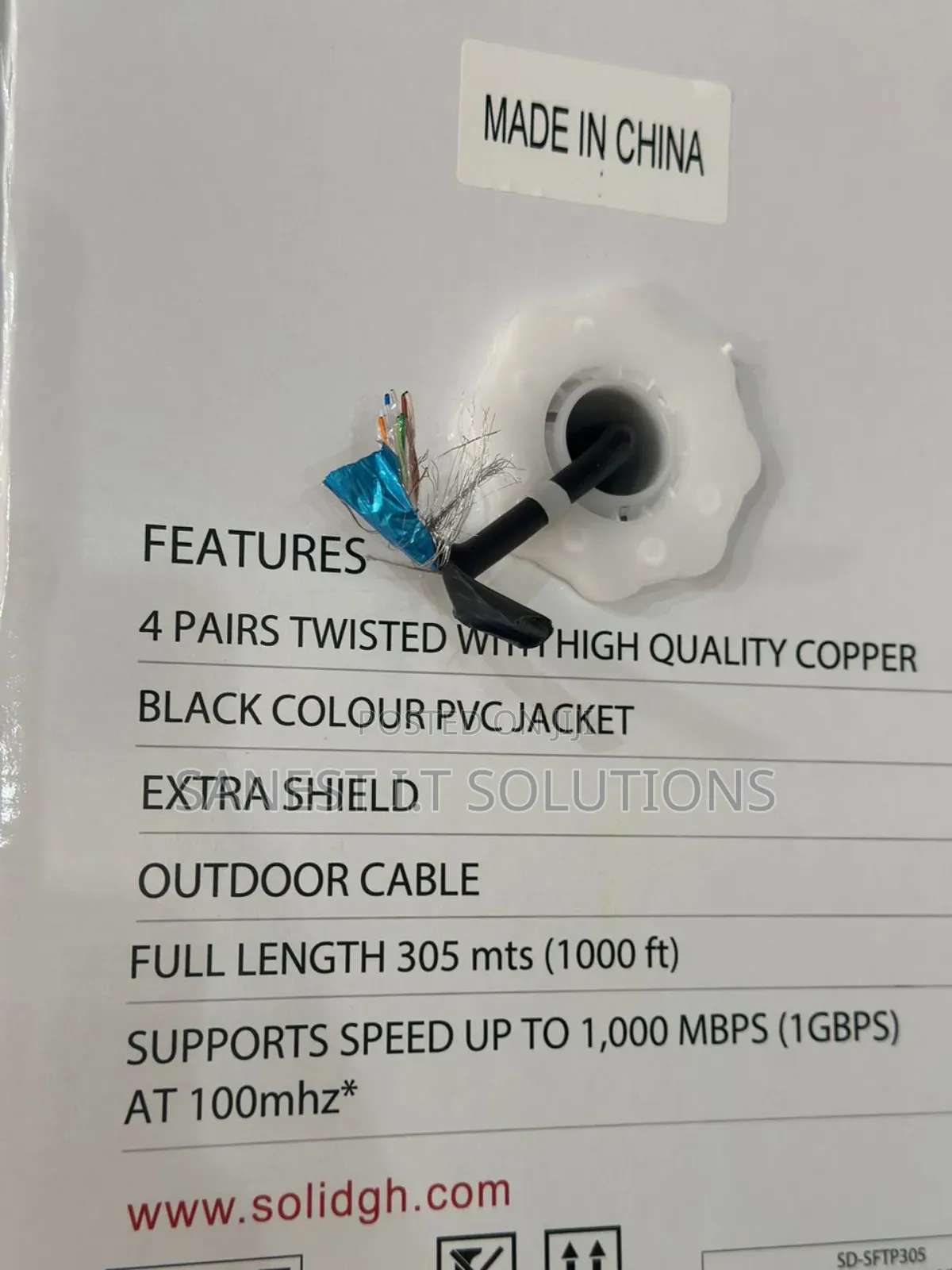 Cat6 Cable SFTP Double Layer 305 Meters