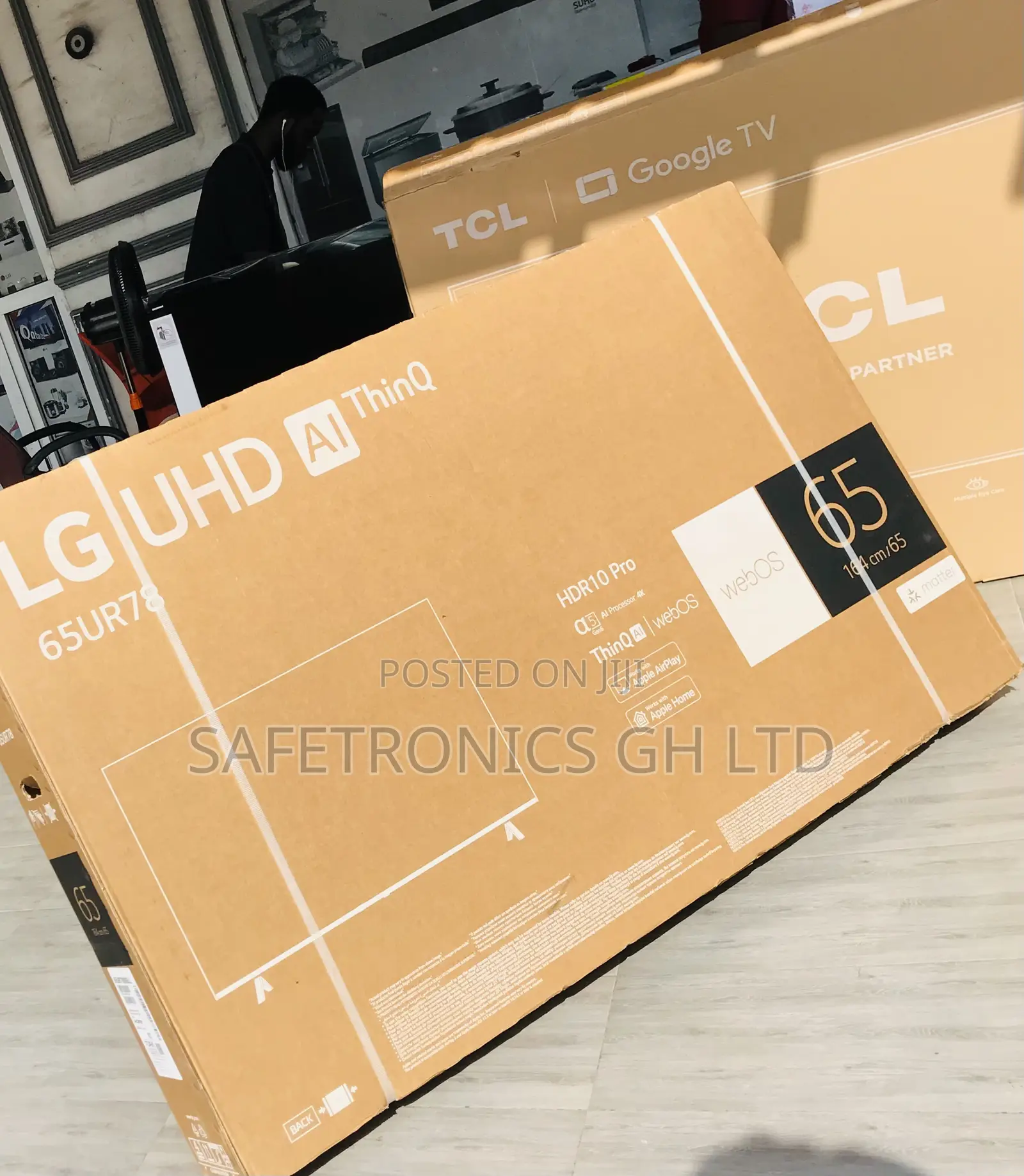 Frameless Lg 65 Inch Smart Led Ur73 Android Google Tv