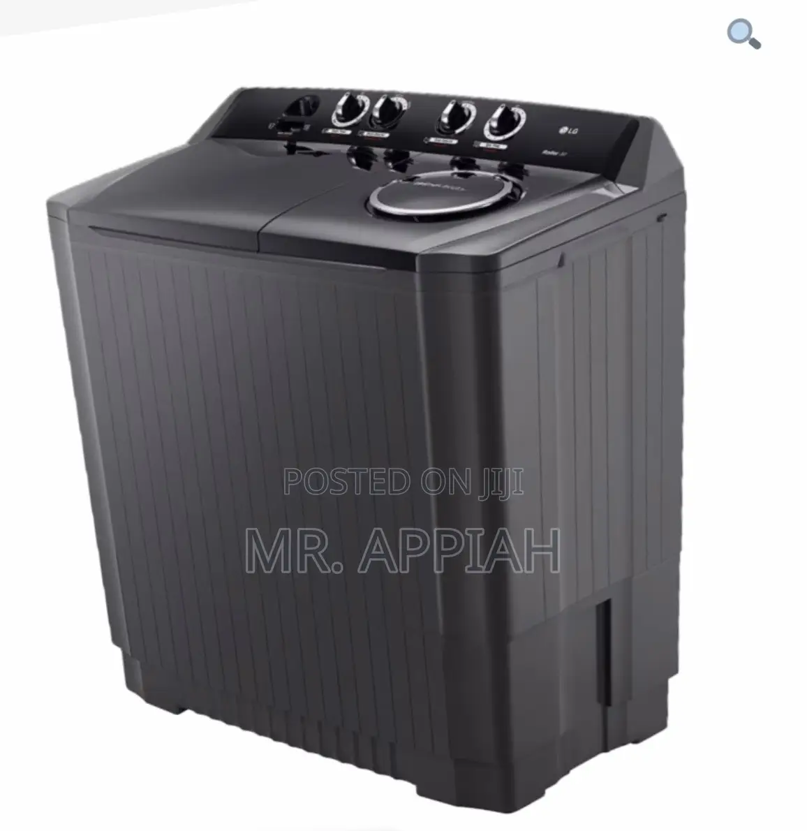 Fabulous Lg P861RONTTwin Tub Electric Washing Machine,Black