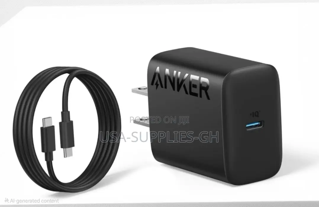 Anker 25w Usb-C Super Fast Phone Charger From Usa