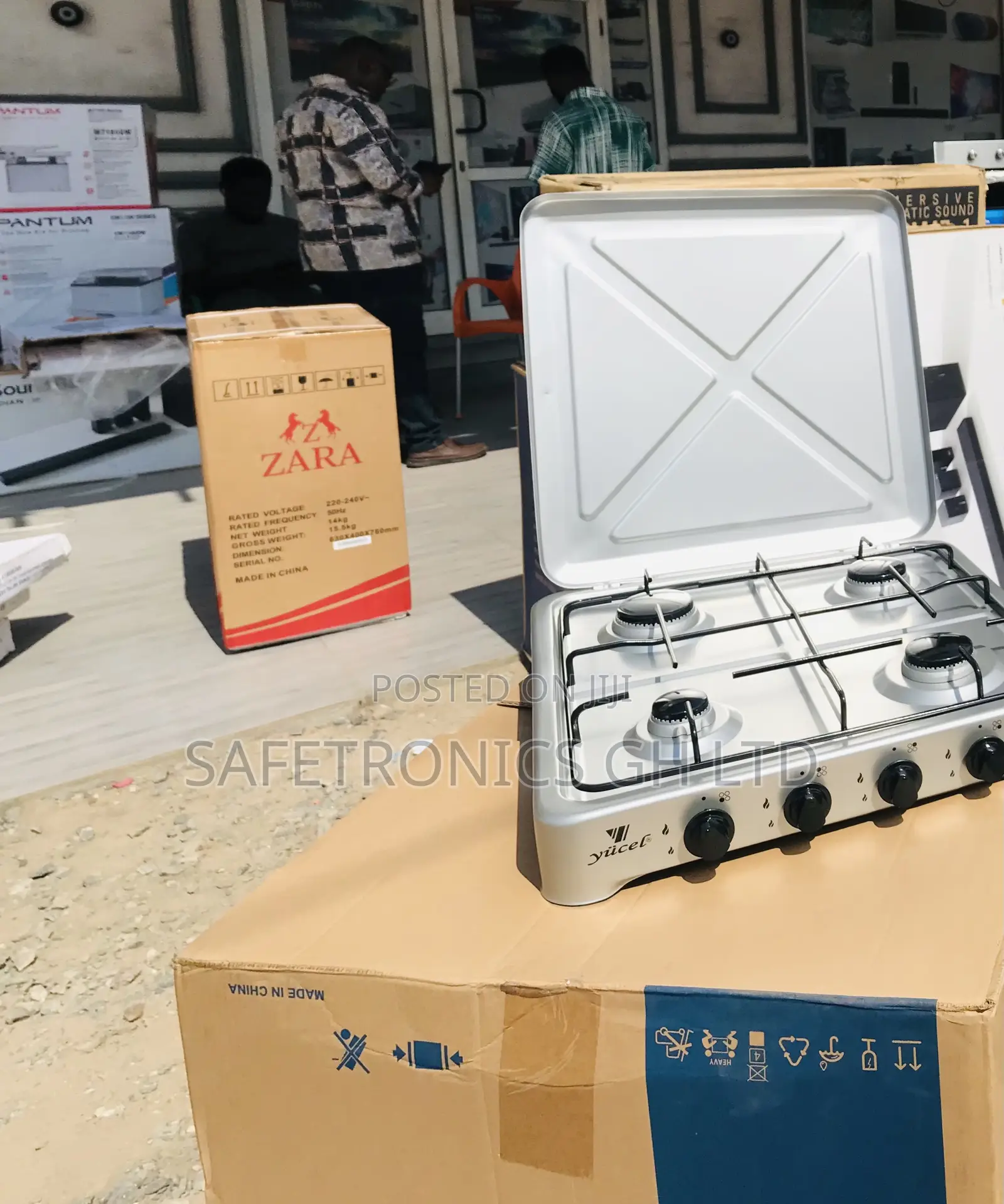 Order Good Tabletop 4 Gas Yucel Stove Gray