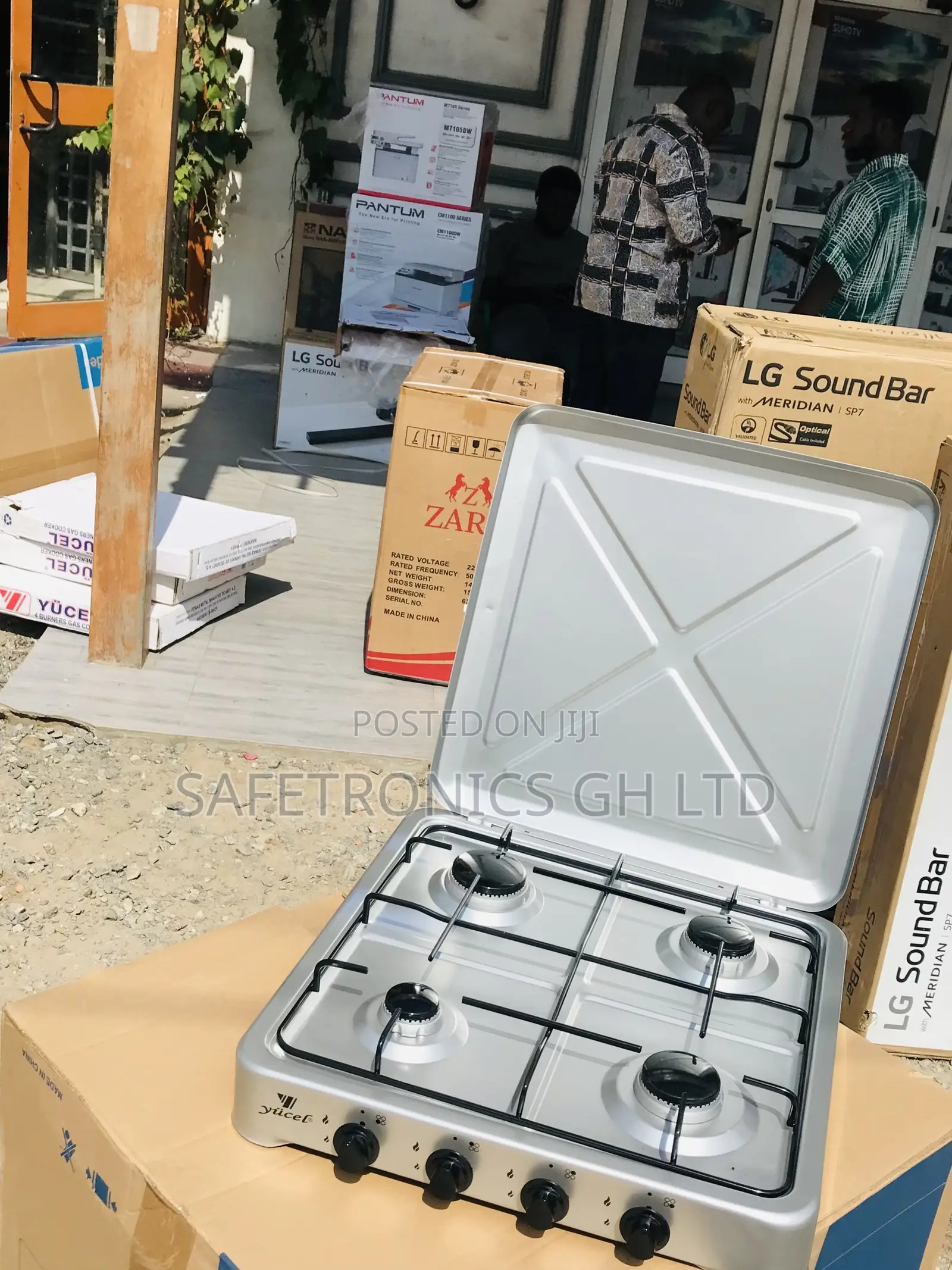 Best Yucel Gray 4 Gas Stove Tabletop