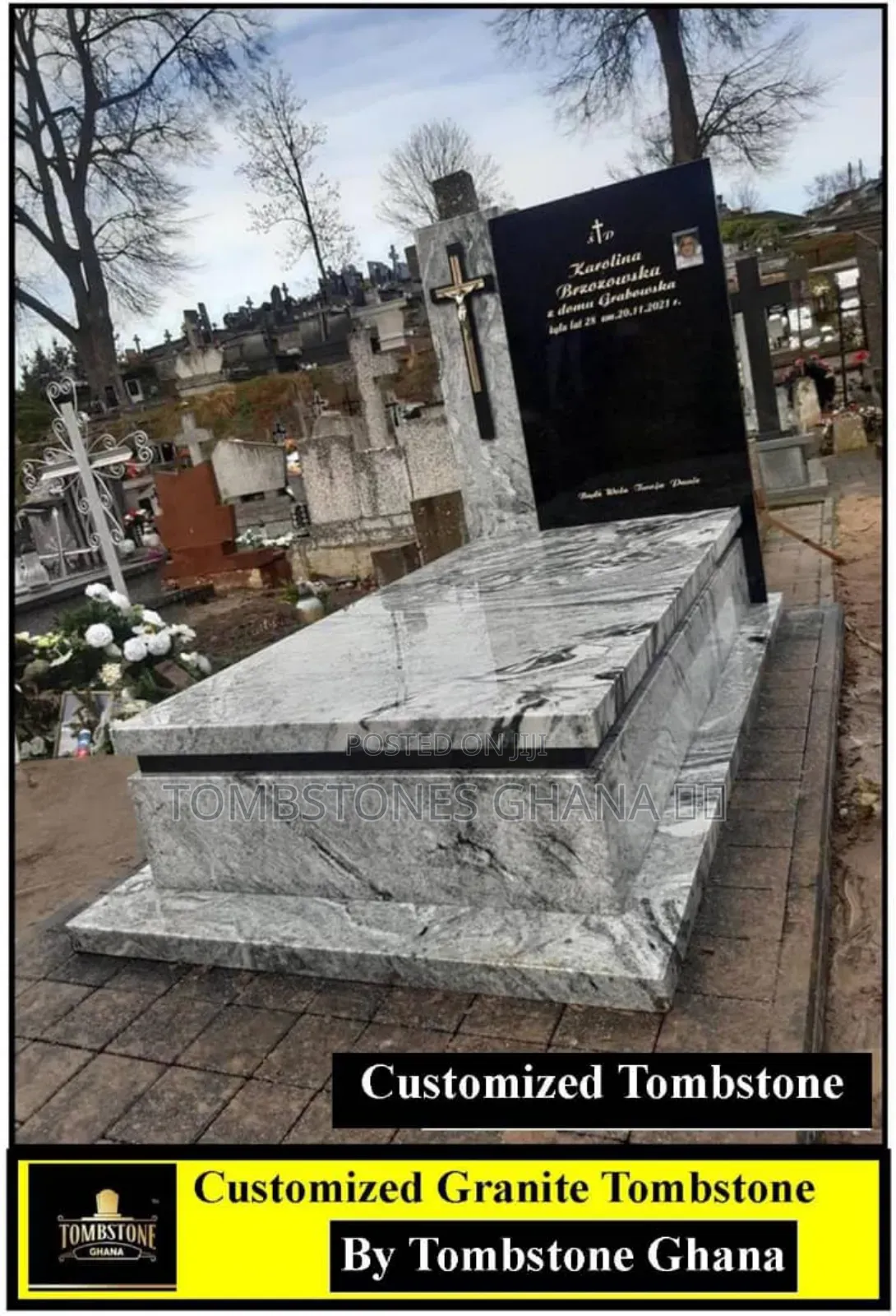 Beautiful Customized Tombstone