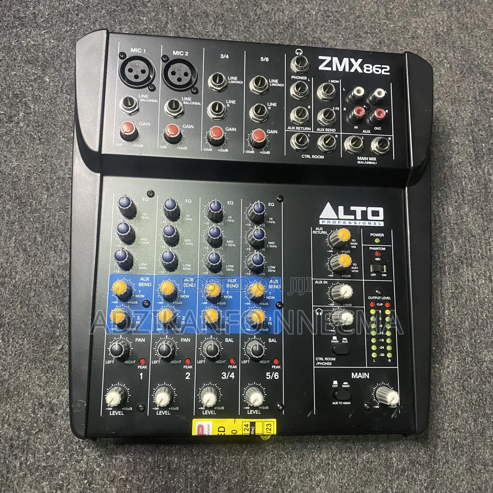Alto Professional Zmx862 Compact Live Sound Mixer 6-Channel