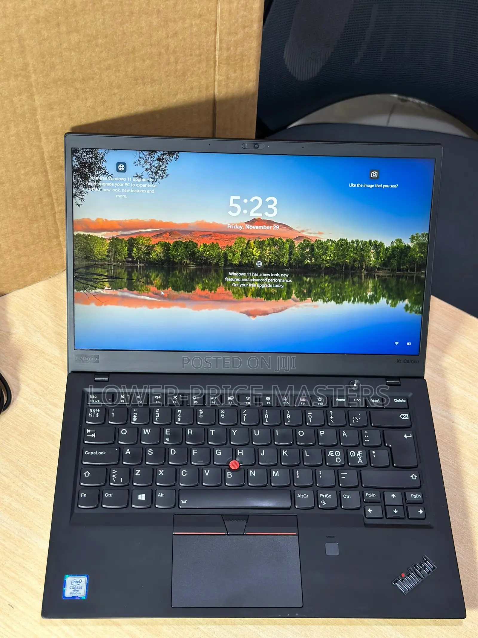 New Laptop Lenovo ThinkPad X1 Carbon 16GB Intel Core I5 SSD 256GB