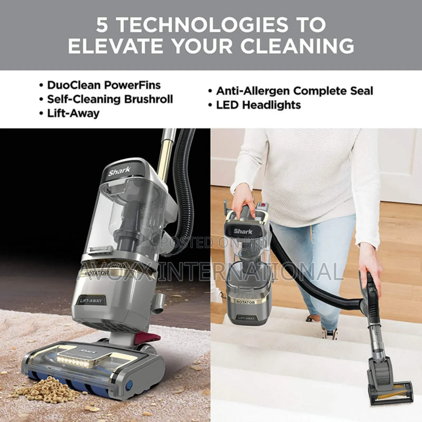 Shark LA502 Rotator Vacuum Cleaner With Self Brushroll