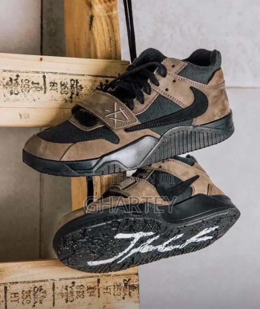 Travis Scott X Jordan Jumpman Jack TR Dark Mocha Sneakers