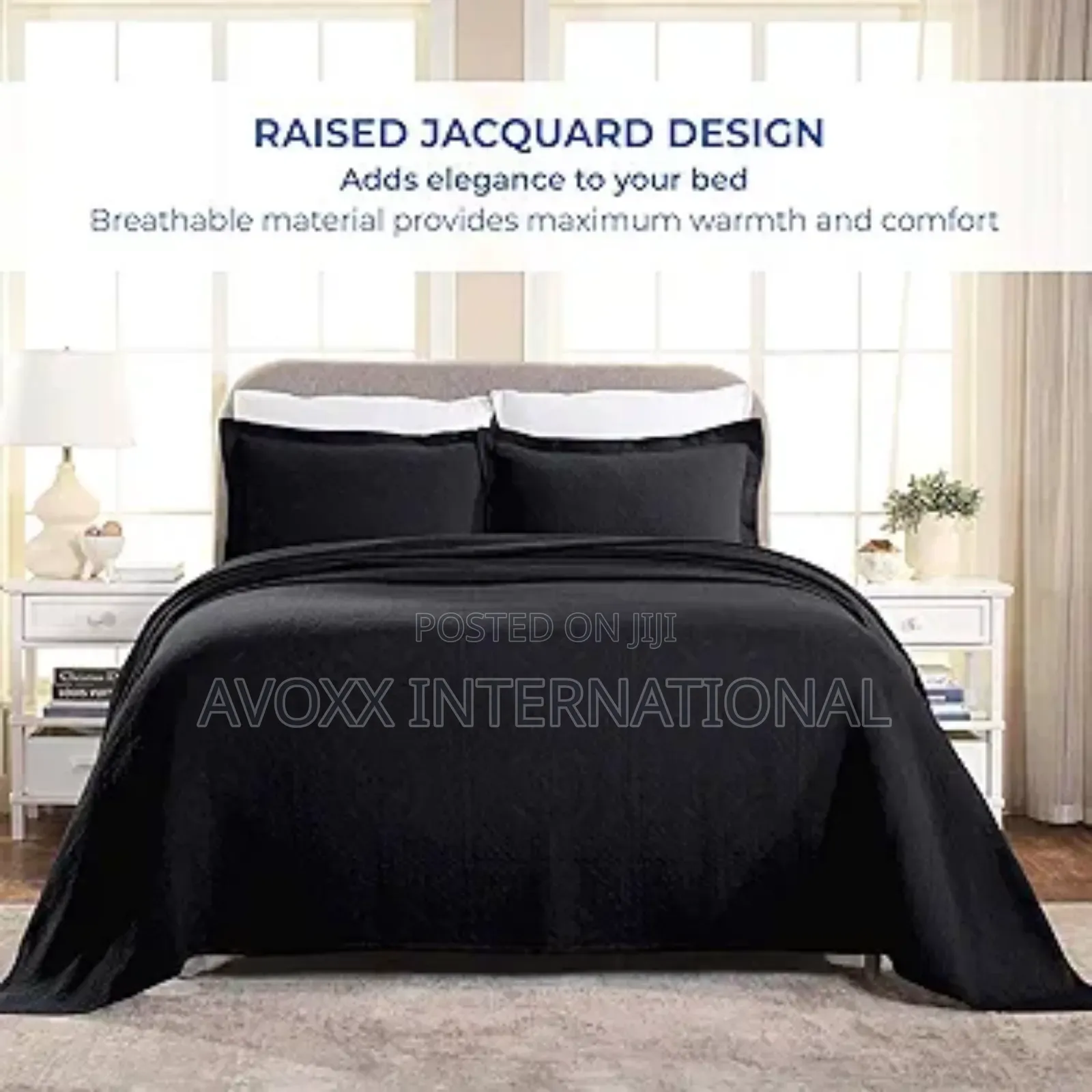 Superior Cotton Fleur De Lis Bedspread Set/ Queen Size