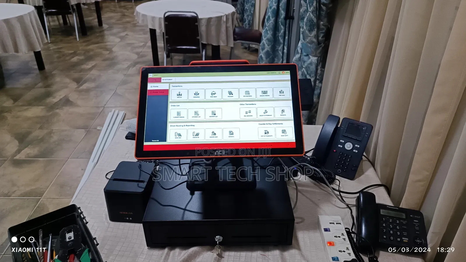 Ace 18.5 Touch Dual Screen Pos I5 8th Gen 8gb Ram 128gb Nvme, Rfid