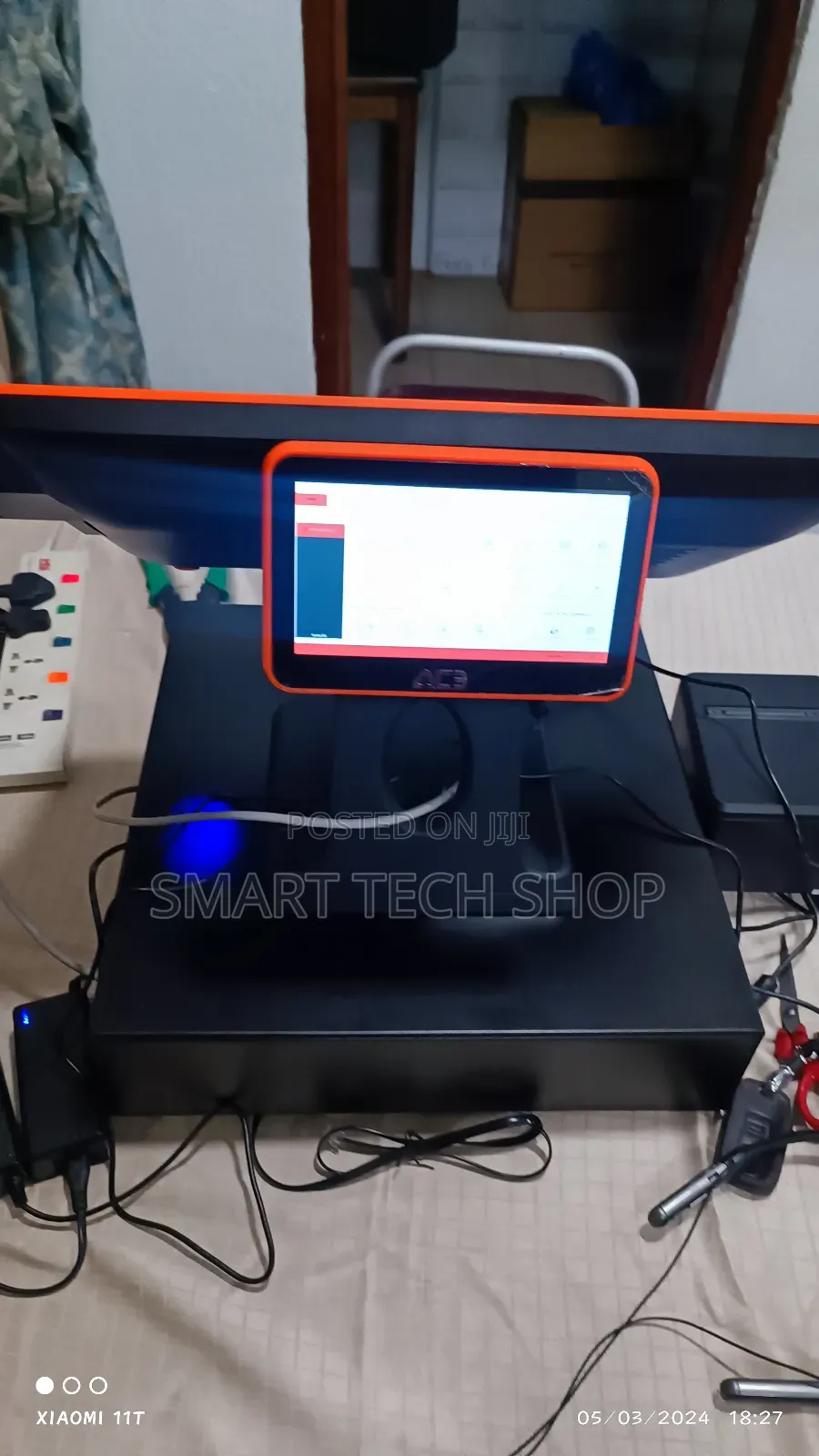 Ace 18.5 Touch Dual Screen Pos I5 8th Gen 8gb Ram 128gb Nvme, Rfid