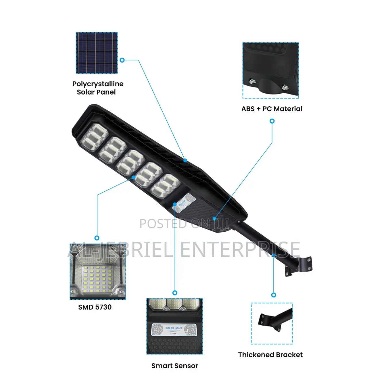 SKYLIFE 300 Watts Solar Street Light With Remote Control