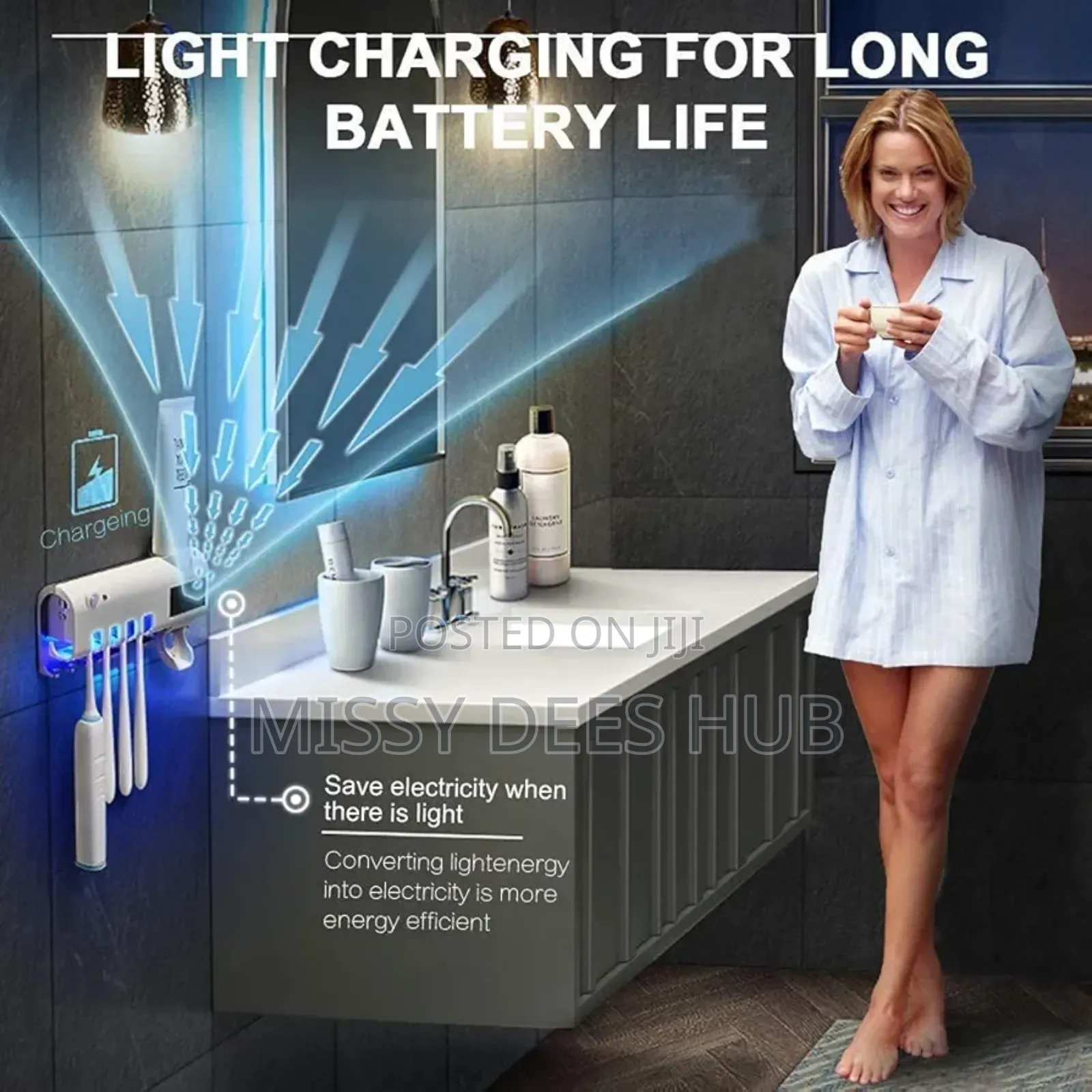 Toothpaste Dispenser With Sterilizer
