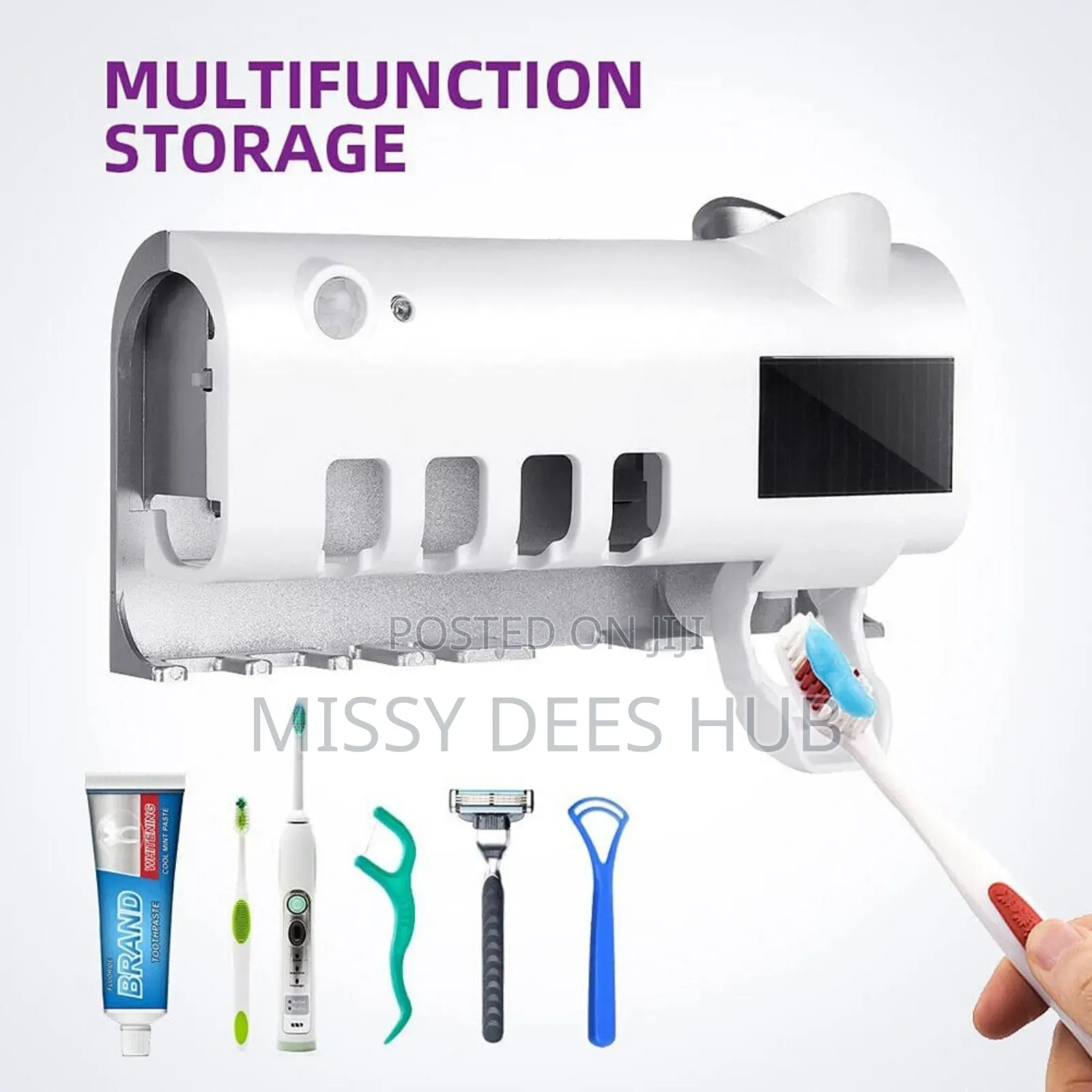 Toothpaste Dispenser With Sterilizer