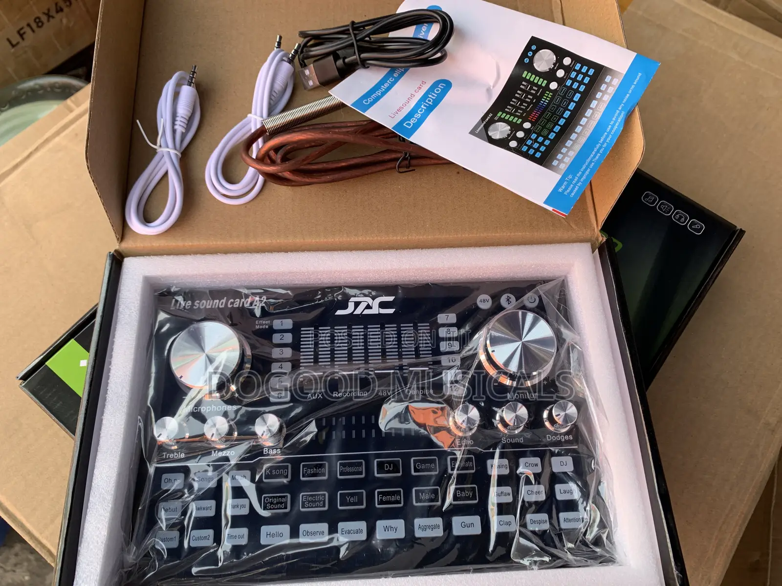 Jac Professional Audio Mixer,A2 Live Sound Card