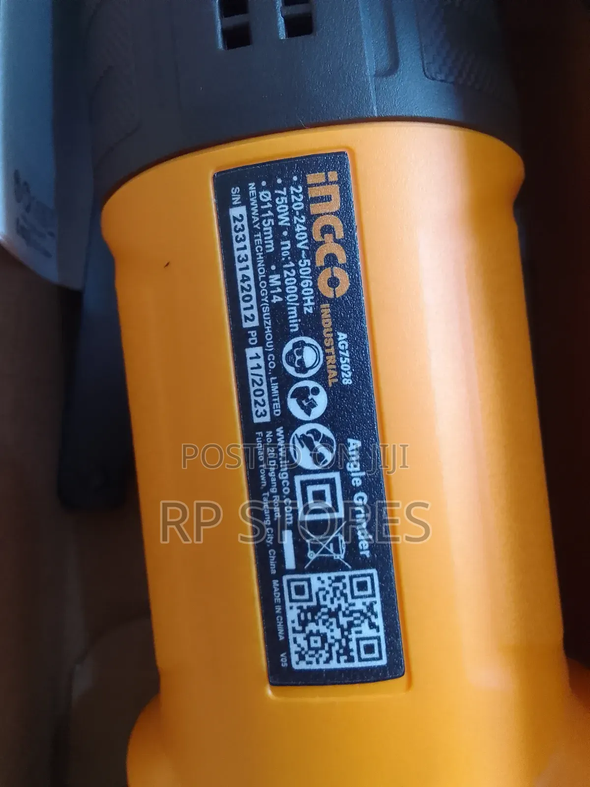 Ingco Angle Grinder 750w