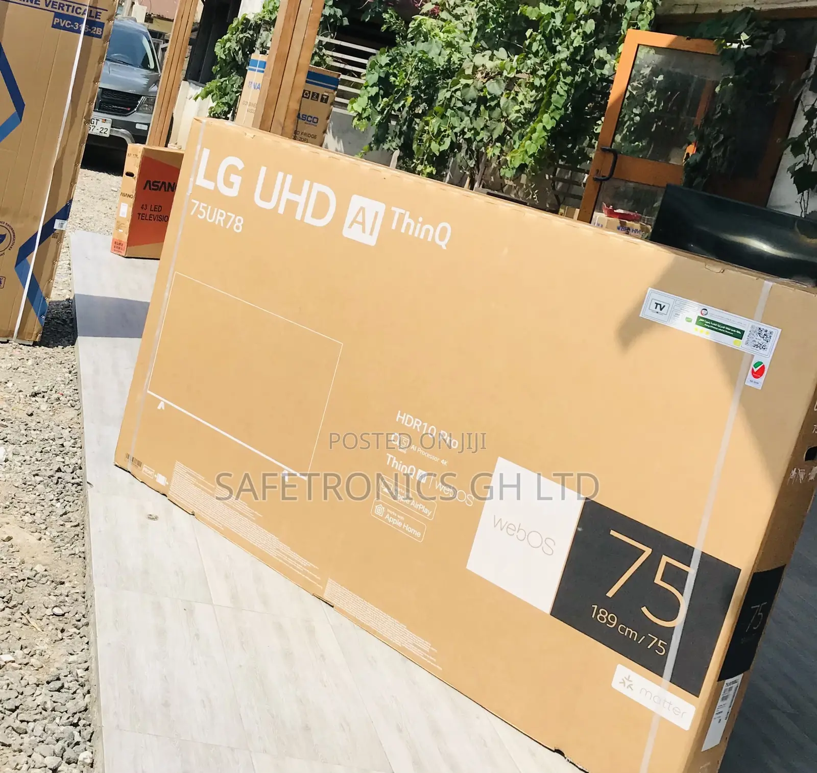 Super Good 75 Inch Smart Led LG Android Sleek Google Tv