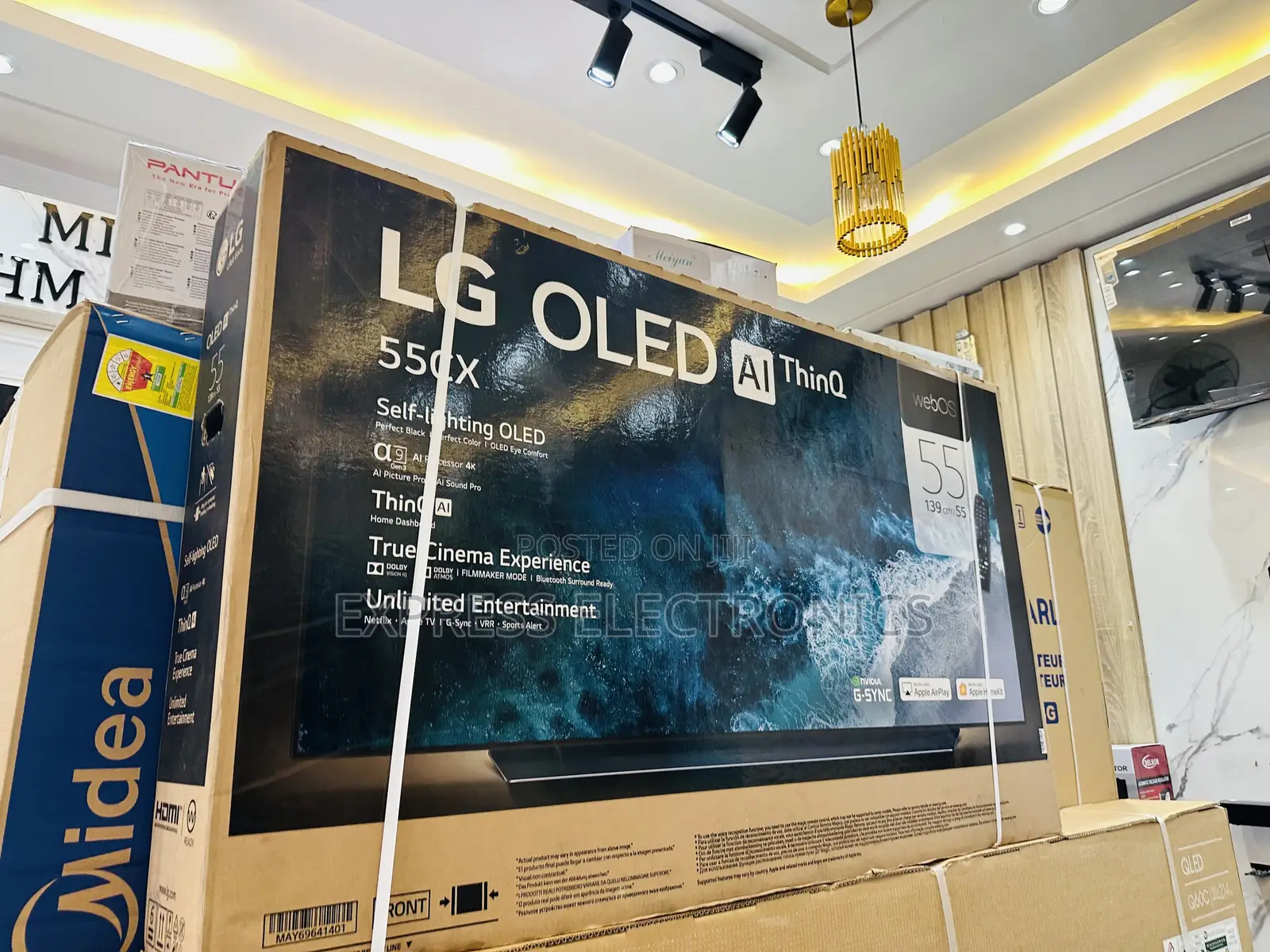 True Cinematic Experience OLED LG 55”CX