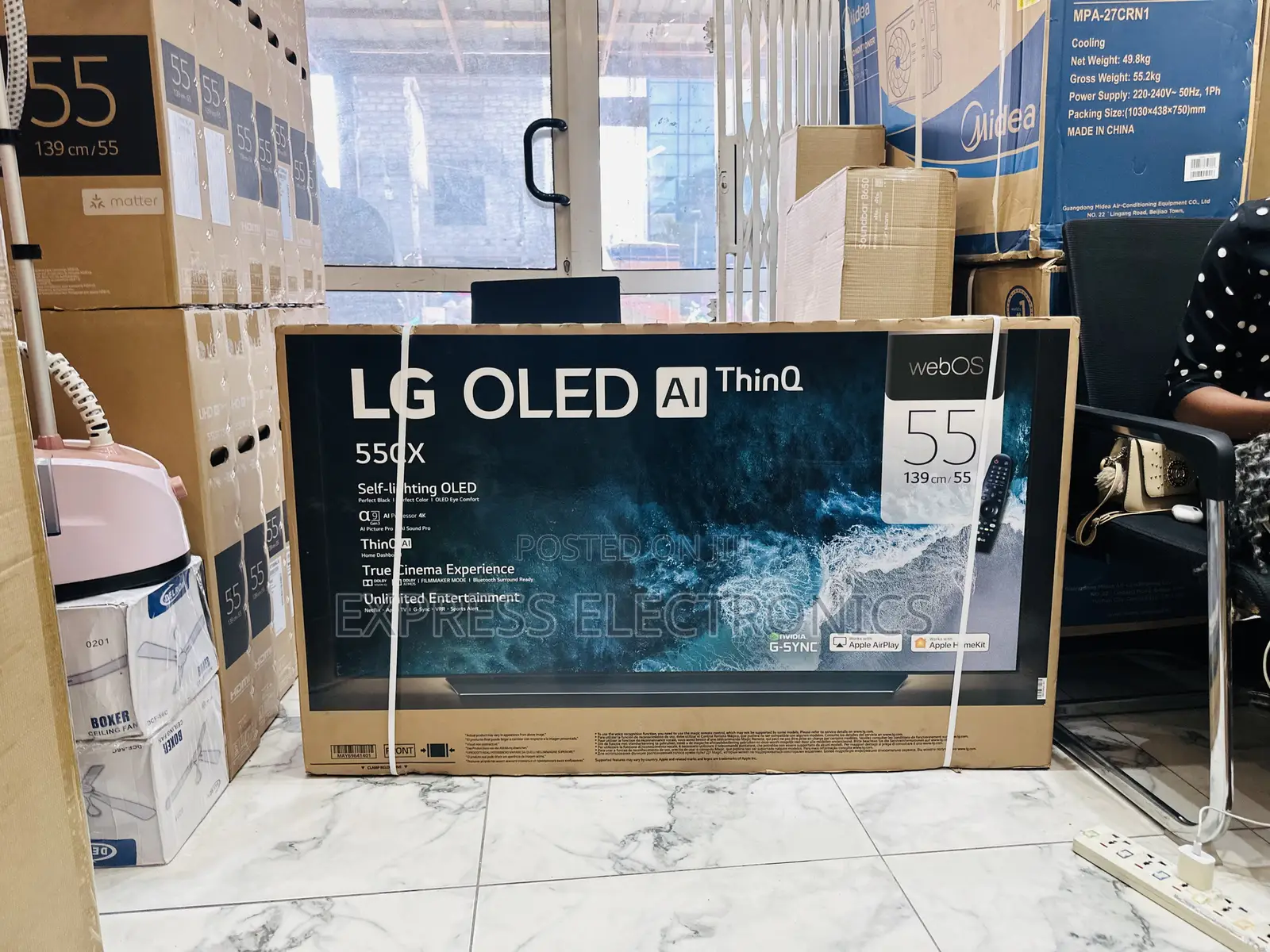 Best Buy for Less LG 55”CX OLED