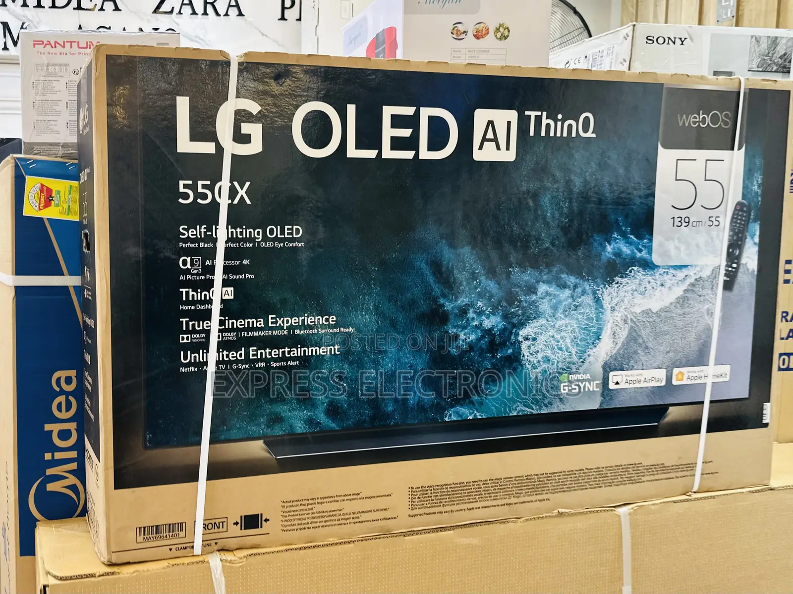 OLED Smart LG 55”CX Television