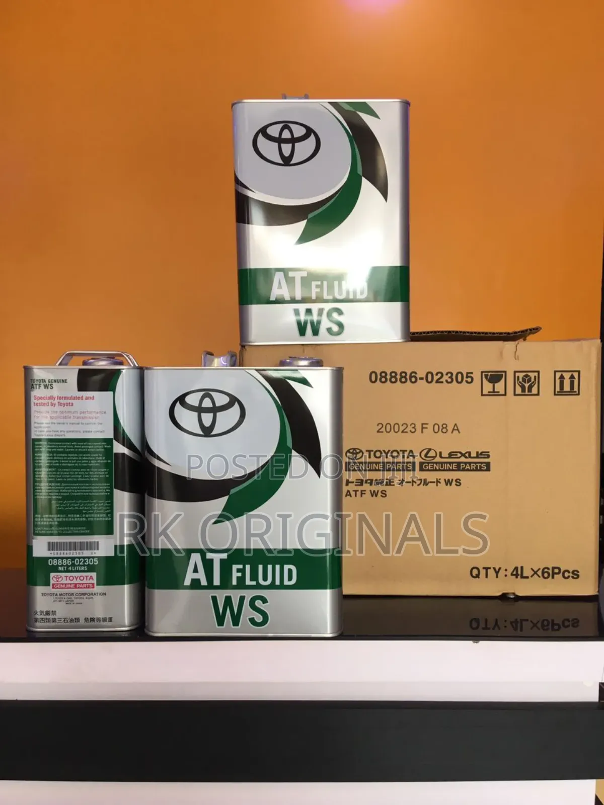 Toyota ATF-WS 4L Imported From JAPAN